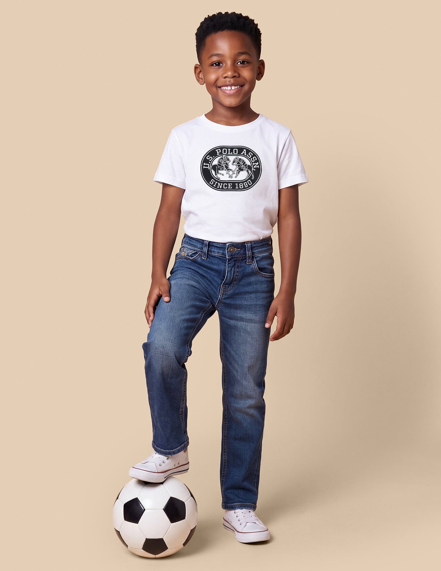Bootcut Fit Blue Jeans Dark Blue - U.S. Polo Assn. India | Large