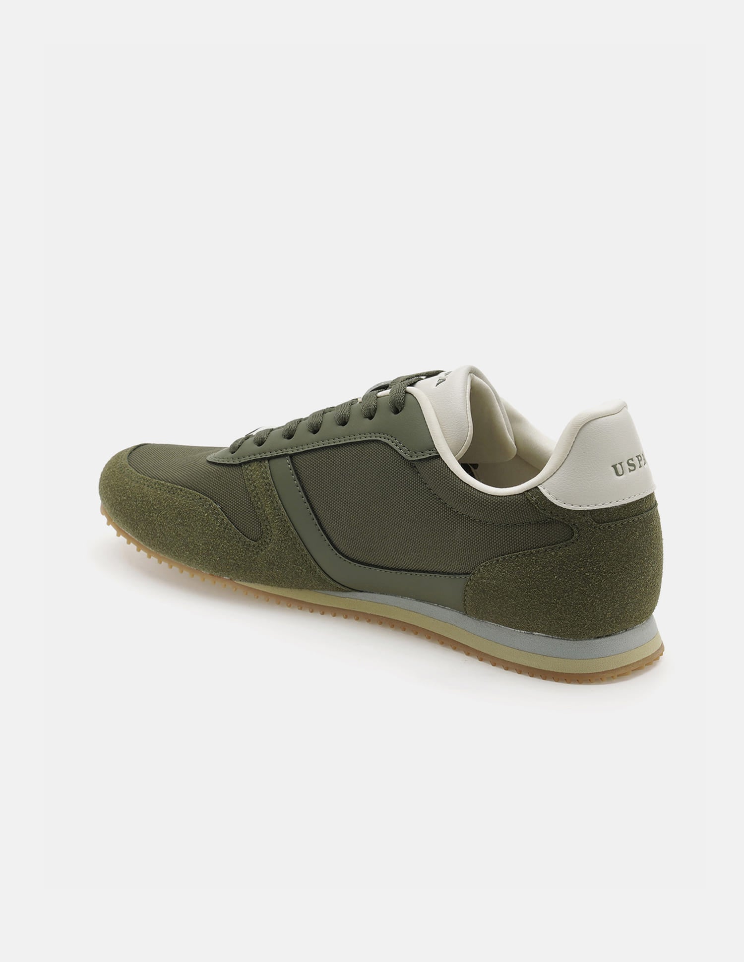 Clemt 4.0 Colourblocked Sneakers Olive - U.S. Polo Assn. India | Large