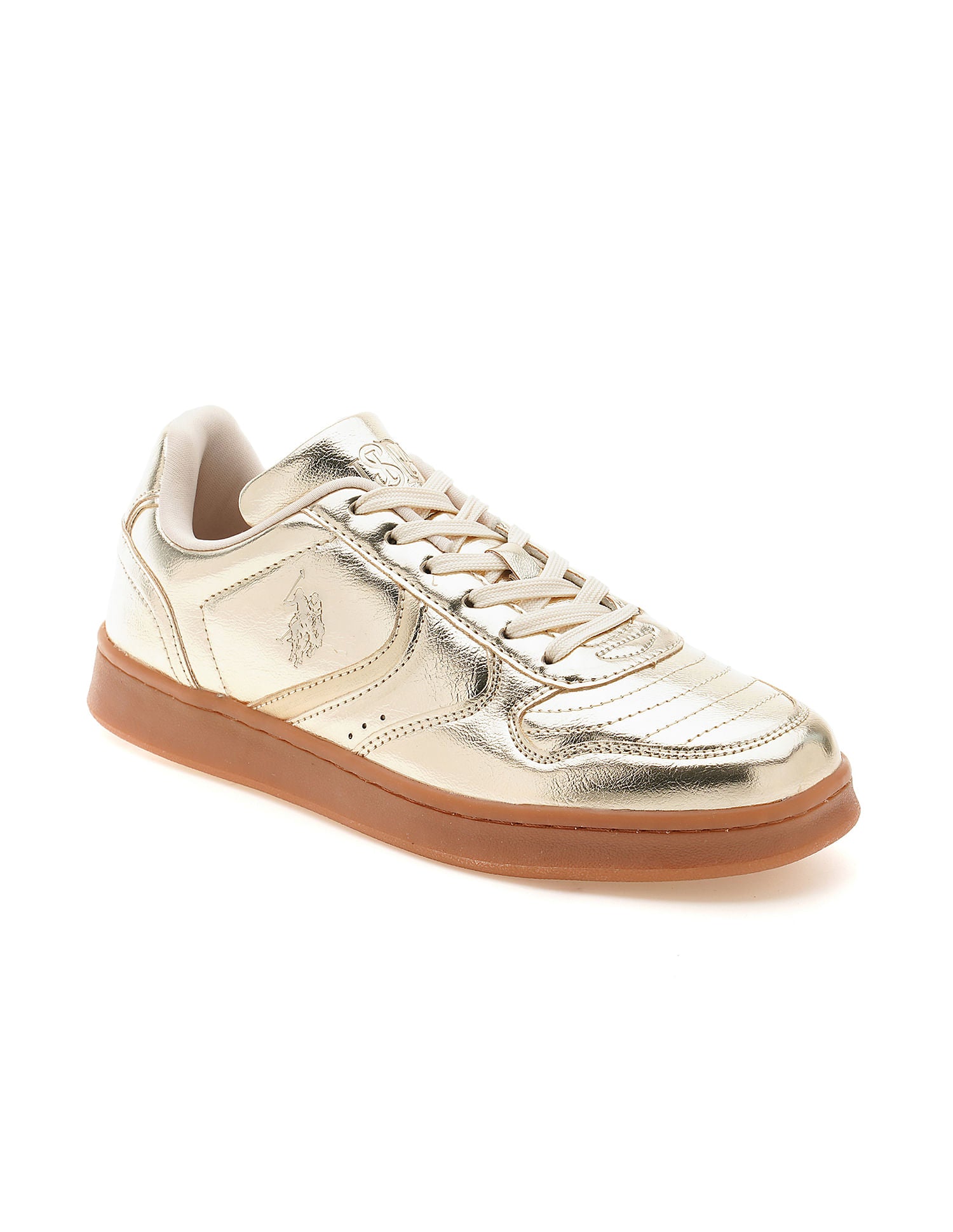 Colour Block Livia Sneakers Gold - U.S. POLO ASSN. | Large