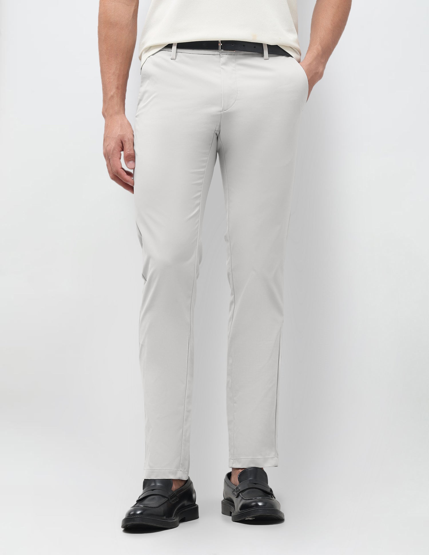Denver Slim Fit Mid Rise Trousers