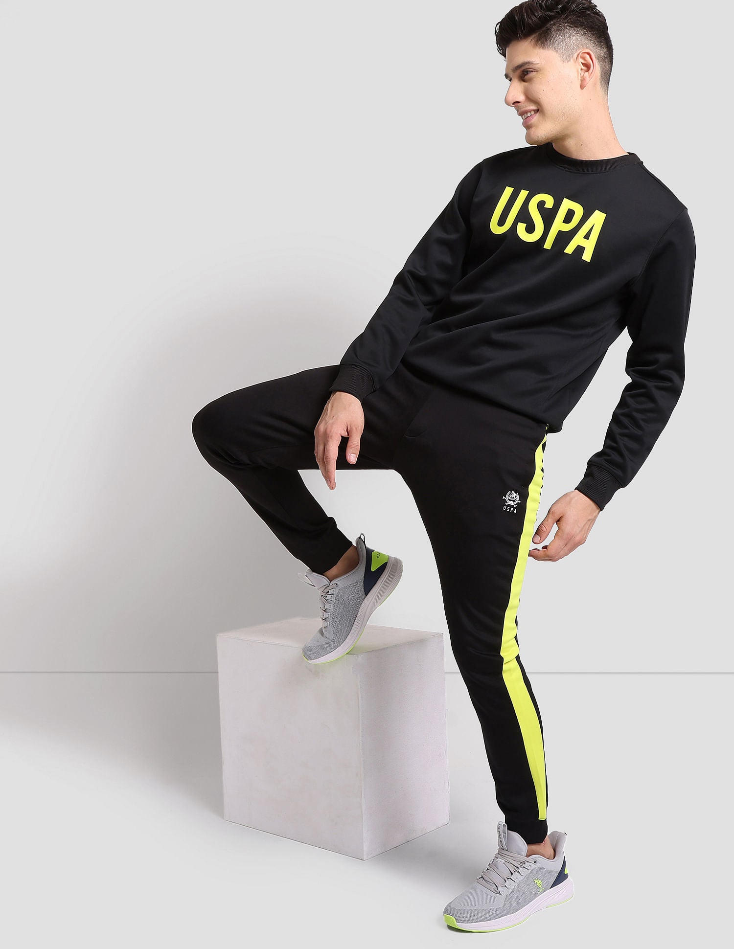 Durable Athletic Pullover Black - U.S. POLO ASSN. | Large