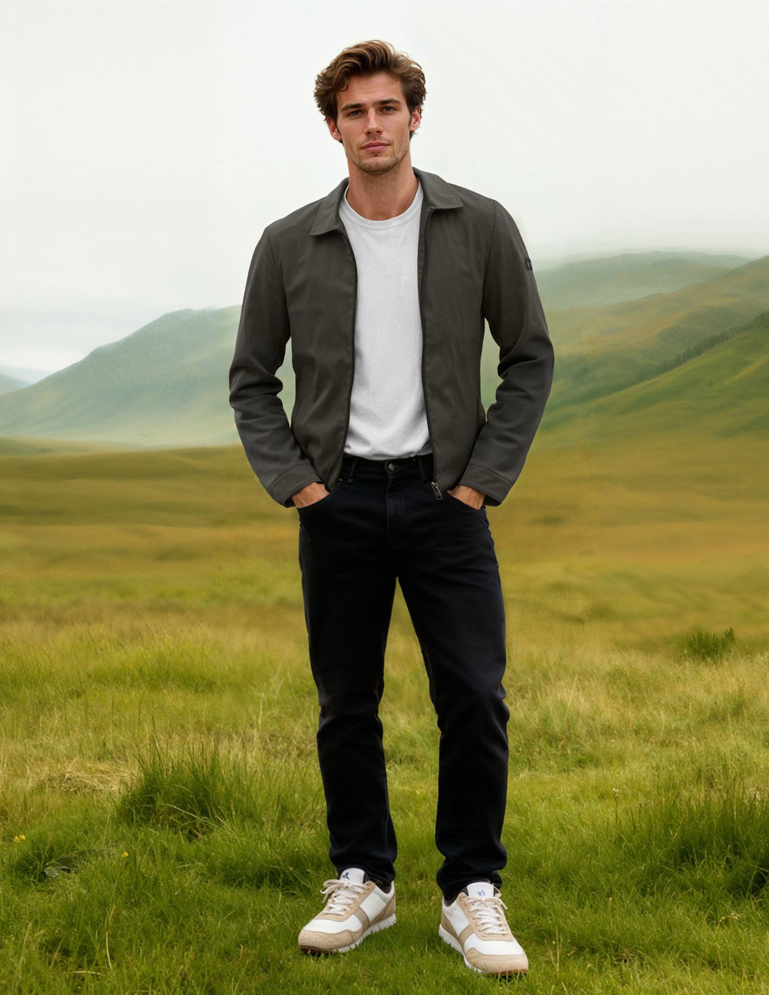 Solid Regular Fit Jacket