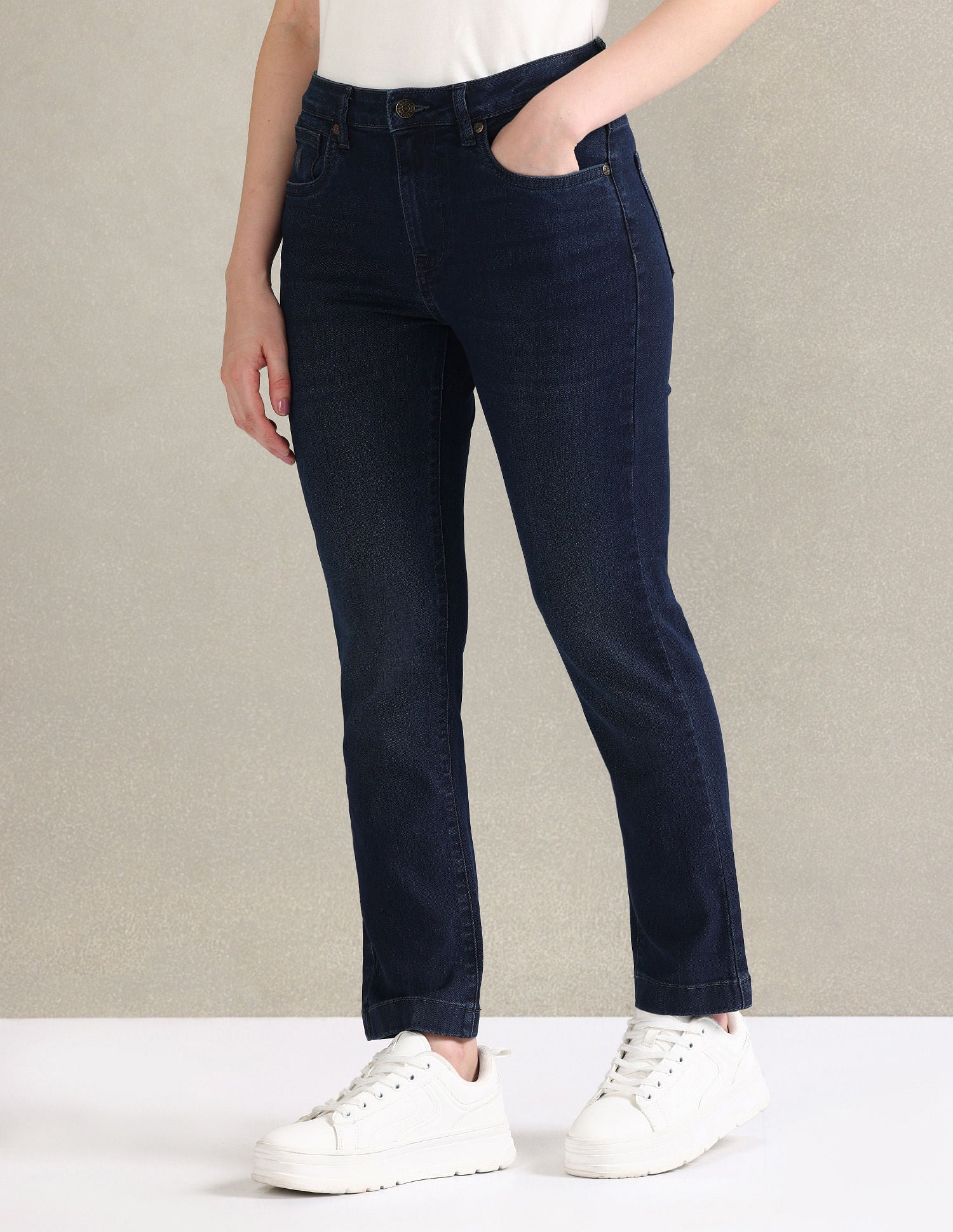 Slim Fit Blue Jeans