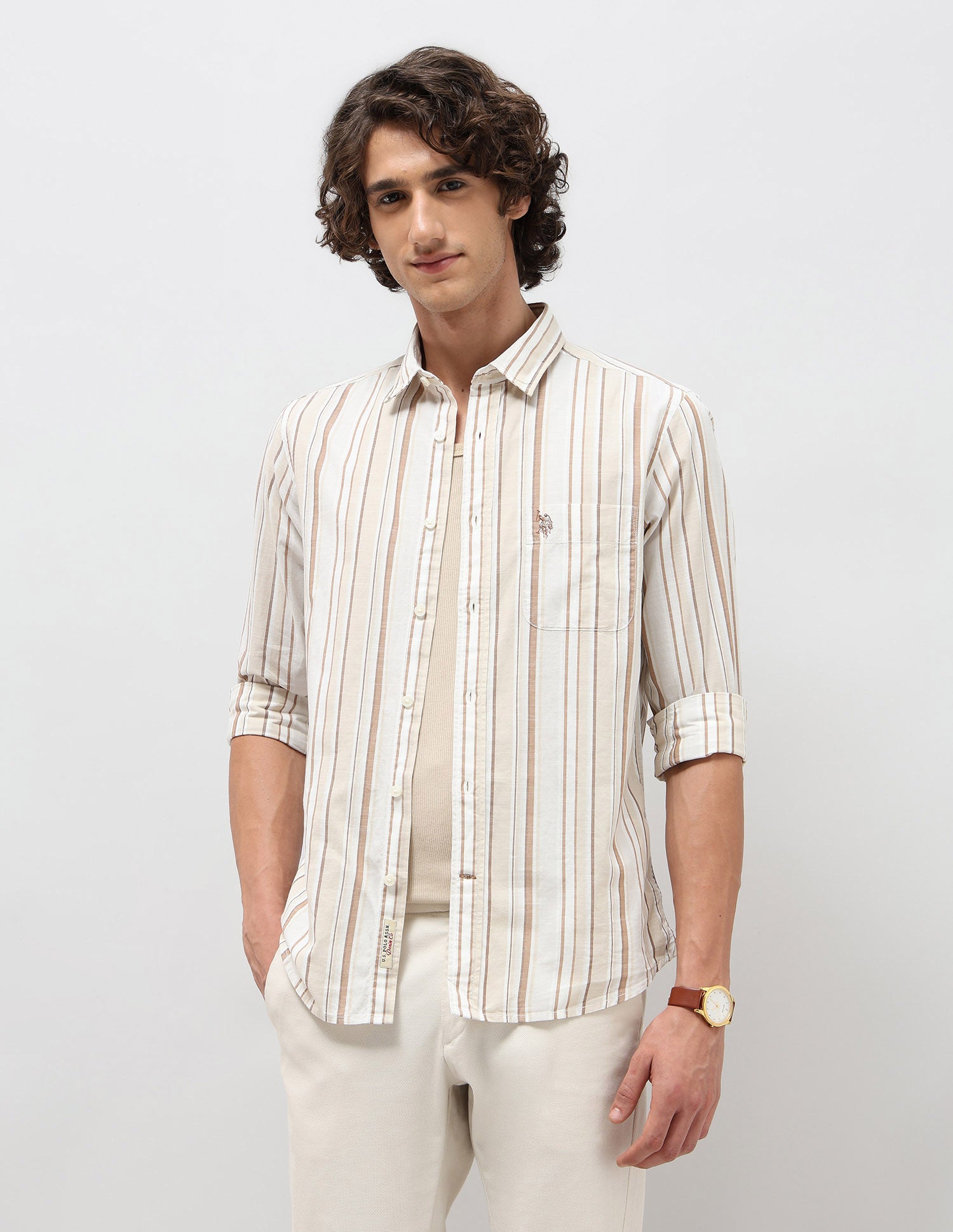 Pure Cotton Slim Fit Shirt