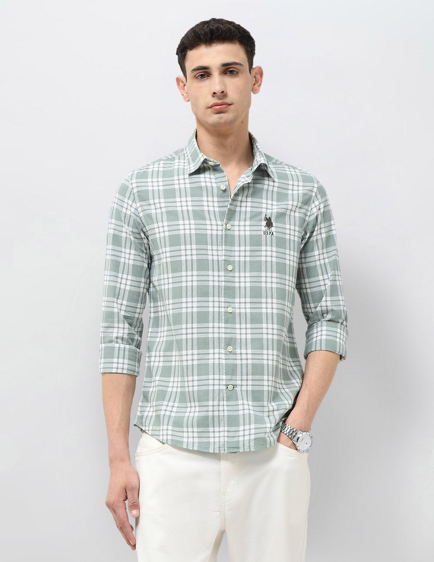Regular Fit Tartan Checked Shirt