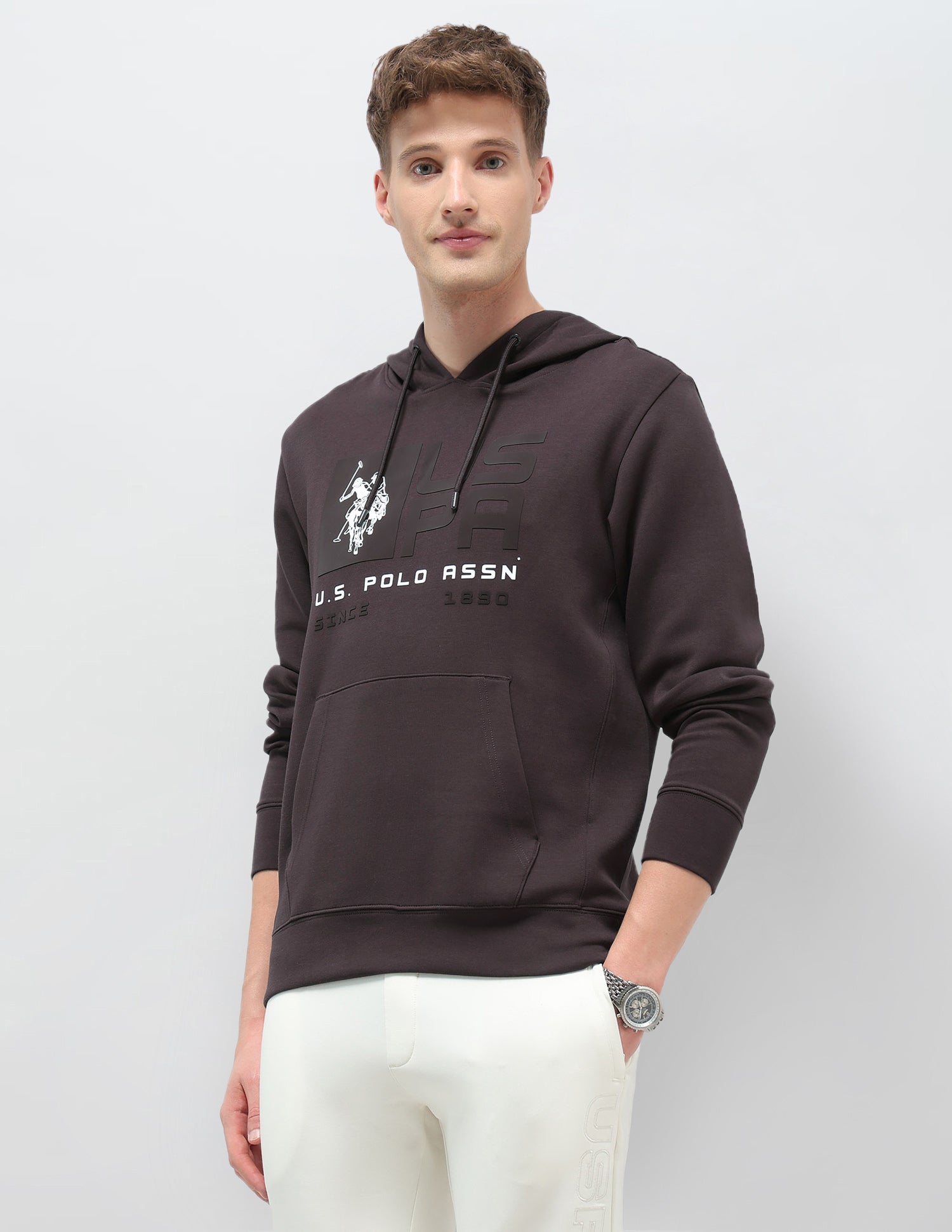 Brand Printed Regular Fit Sweatshirt