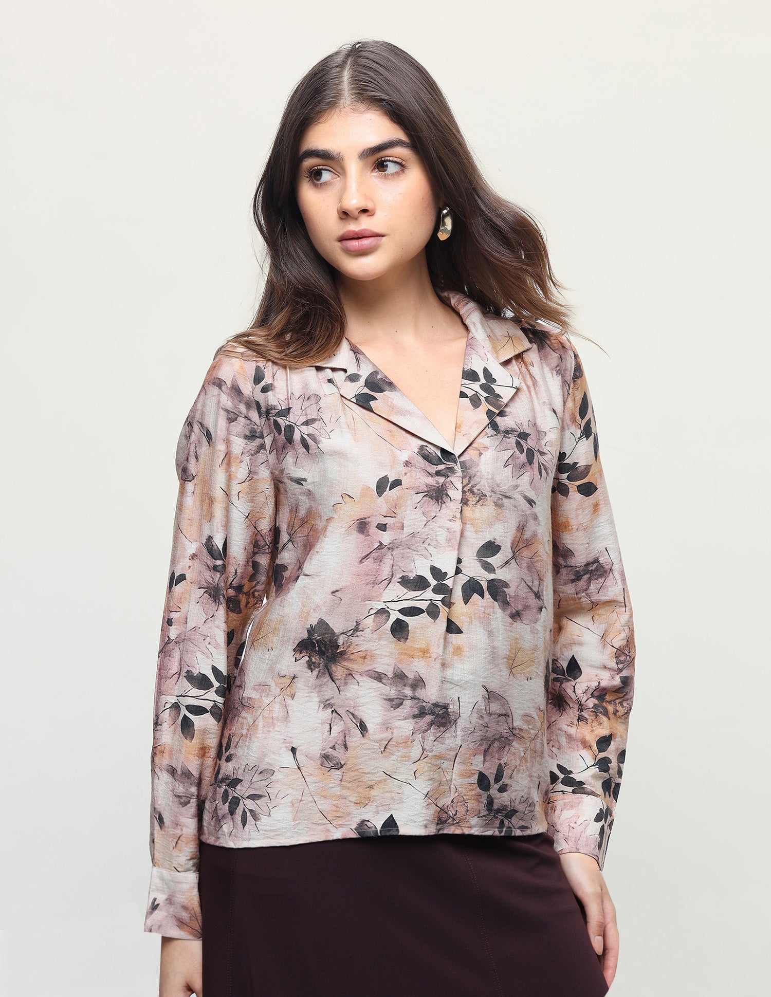 Floral Printed Relaxed Fit Top Multicolour - U.S. Polo Assn. India | Large