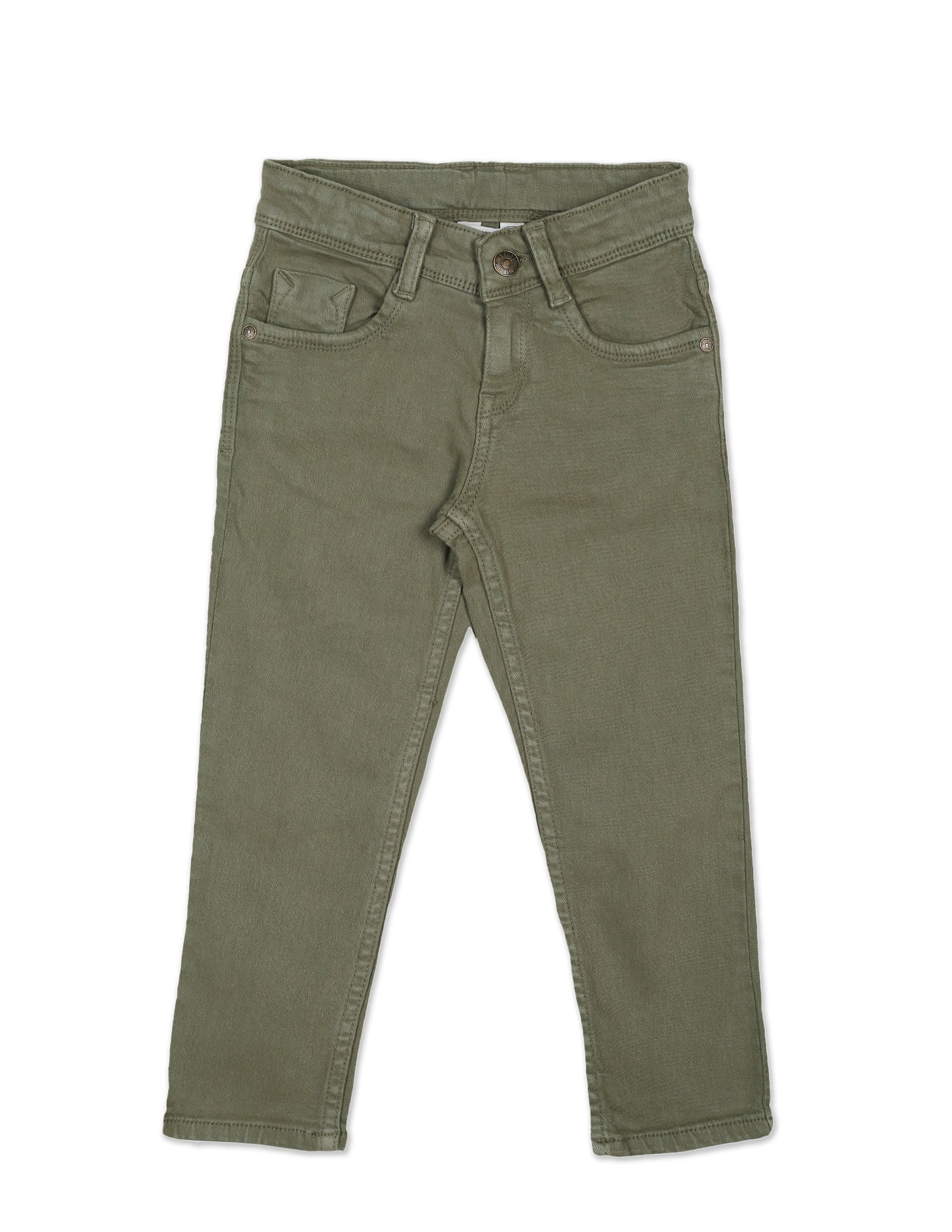 Slim Fit Mid Rise Jeans Olive - U.S. Polo Assn. India | Large