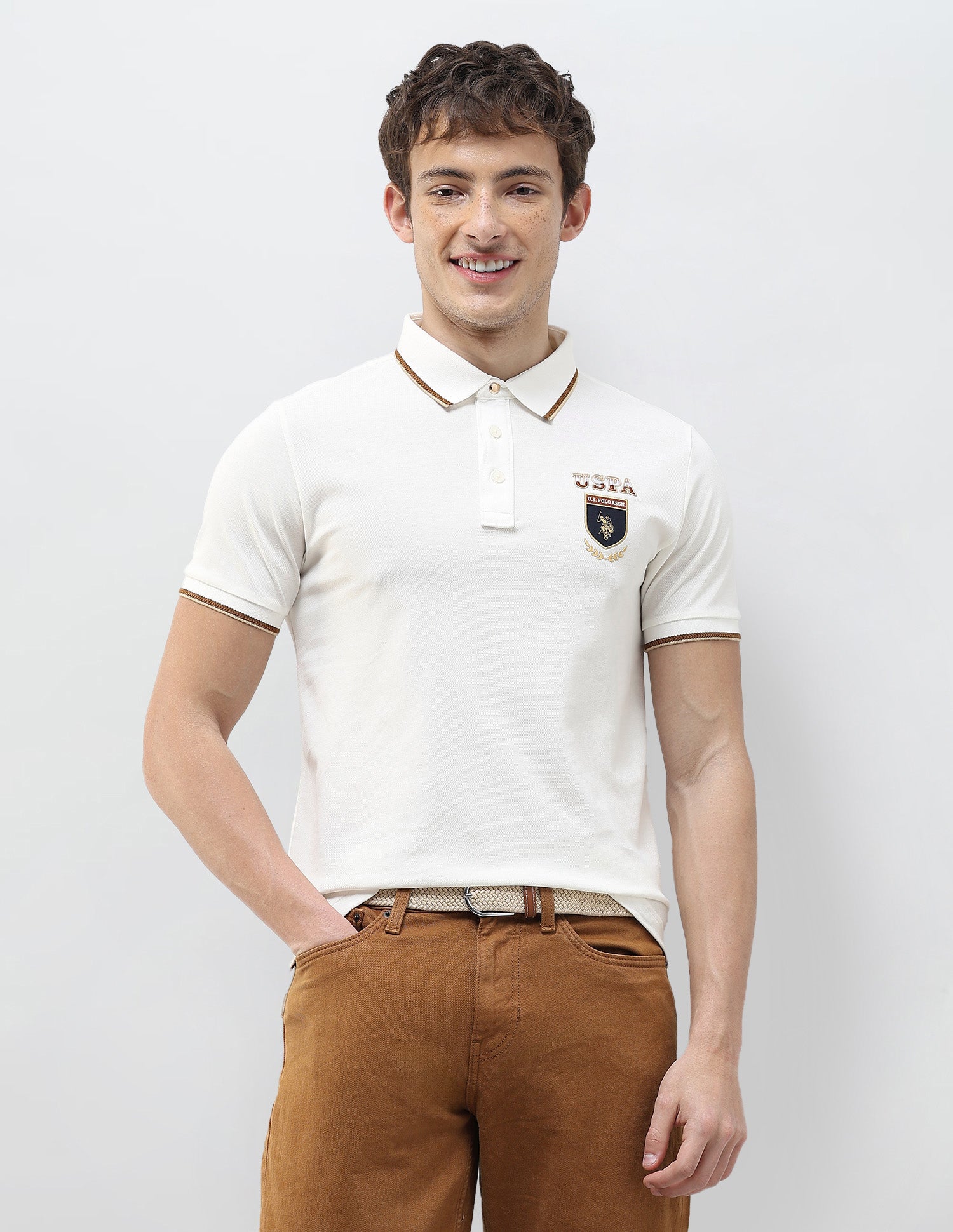 Solid Regular Fit Polo Shirt