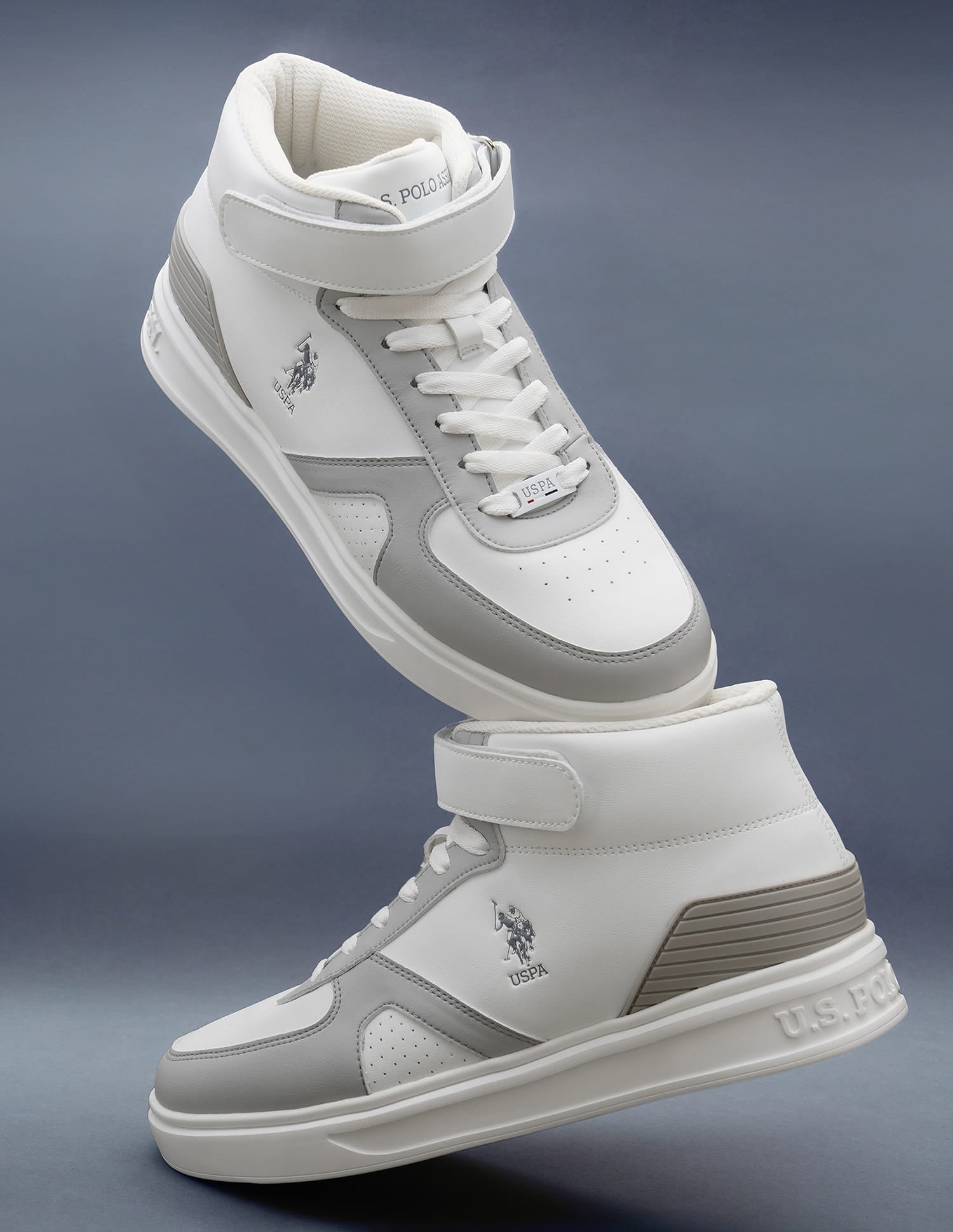 Men Velino Colourblocked Sneaker Light Grey - U.S. Polo Assn. India | Large
