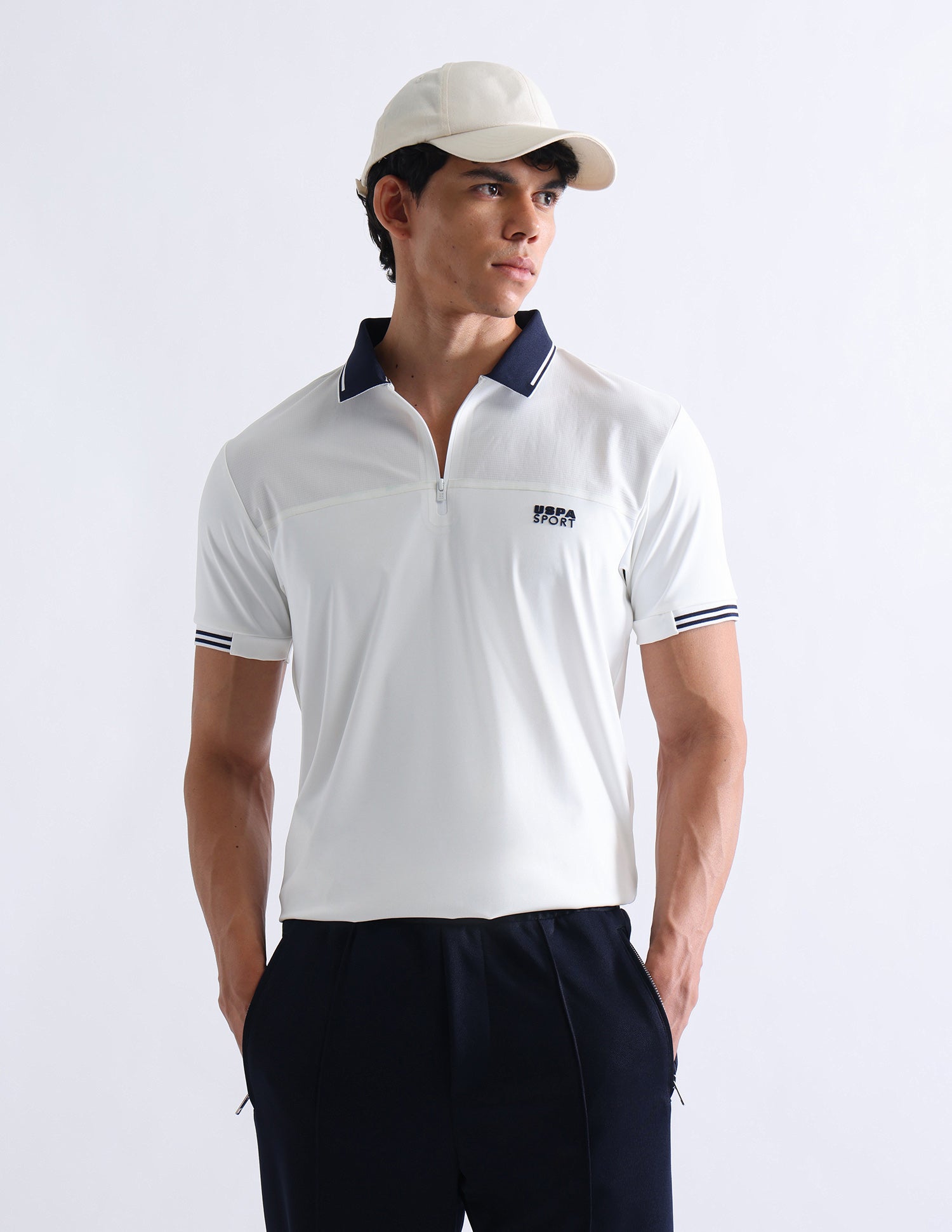 Solid Slim Fit Polo Shirt