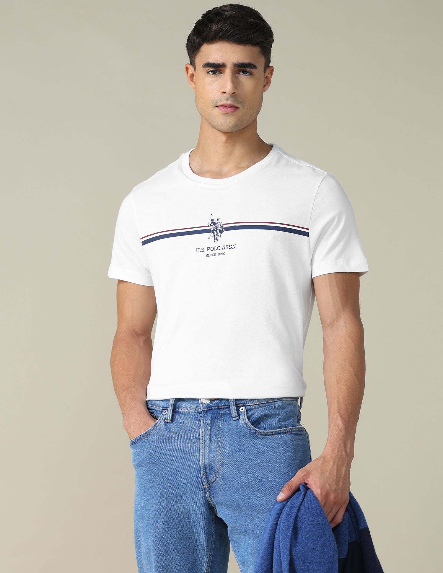 Horizontal Striped Regular Fit T-shirt