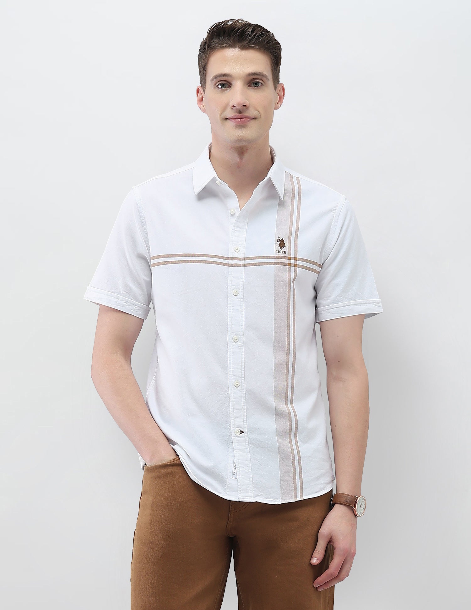 Vertical Striped New Port Marina Shirt