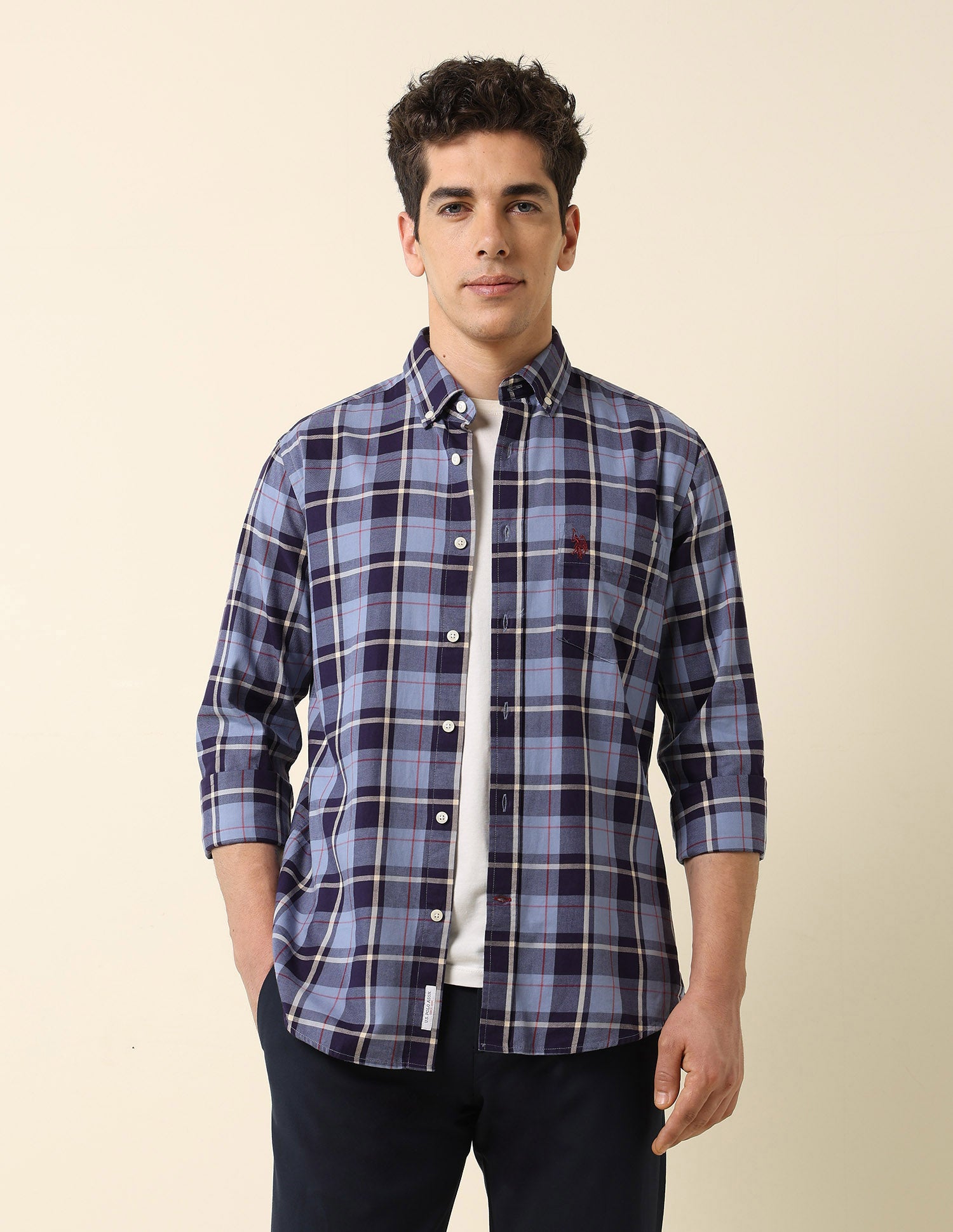 Pure Cotton Tartan Checked Shirt