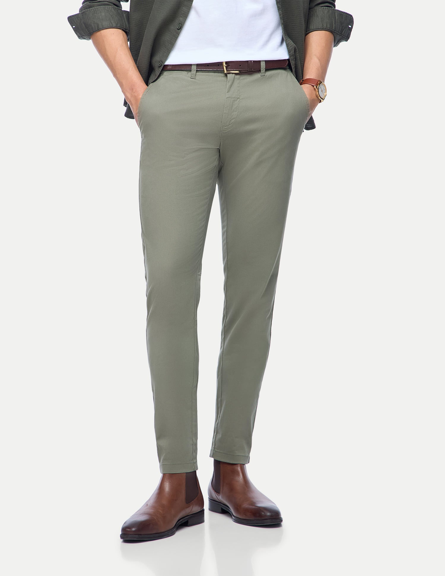 Solid Twill Trousers