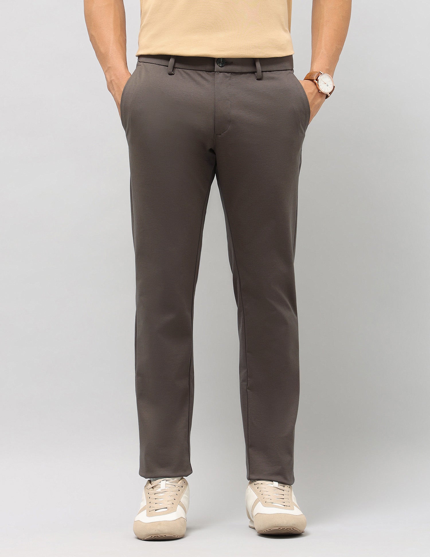 Mid Rise Denver Slim Fit Trousers