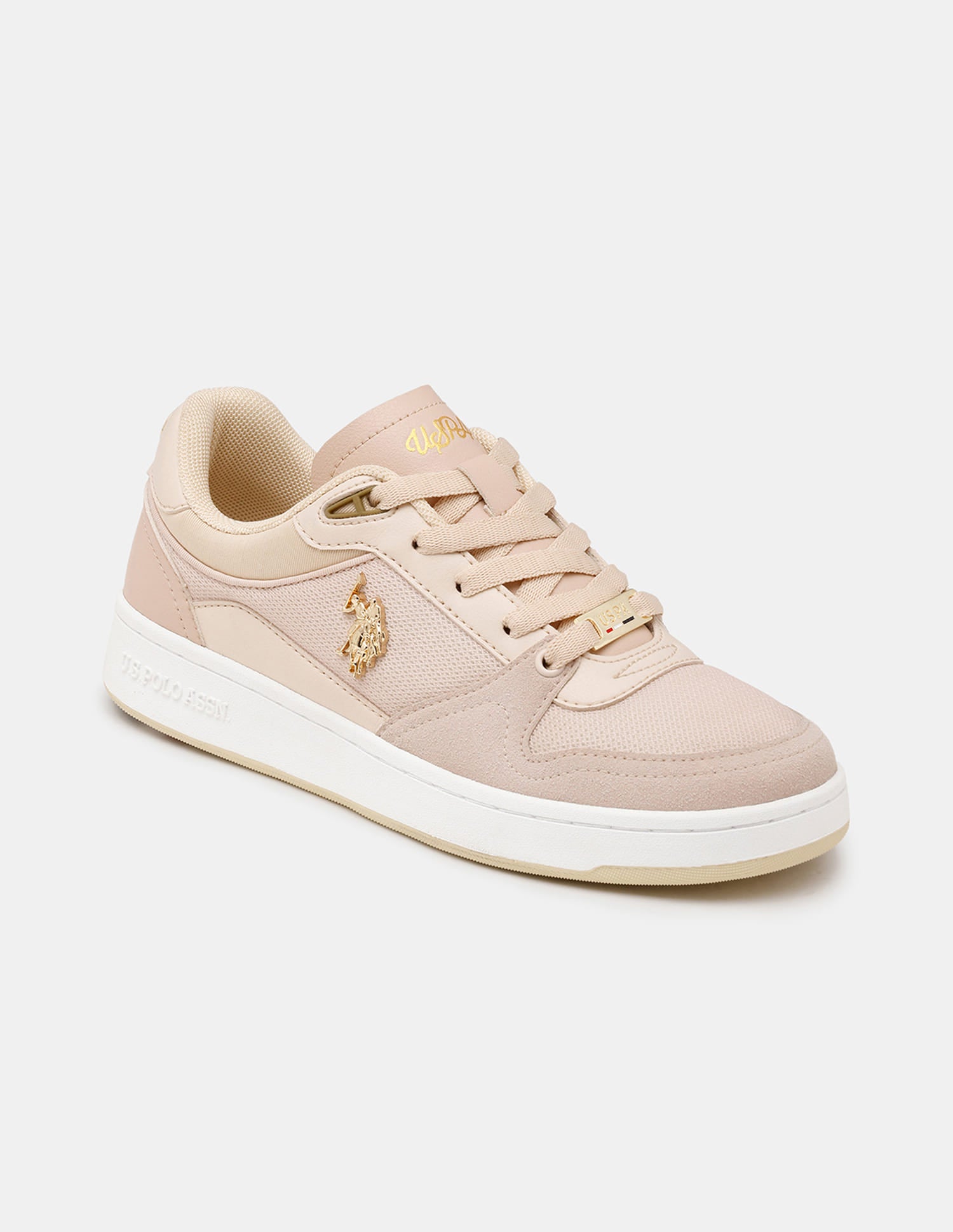 Women Della Round Toe Lace Ups Sneakers