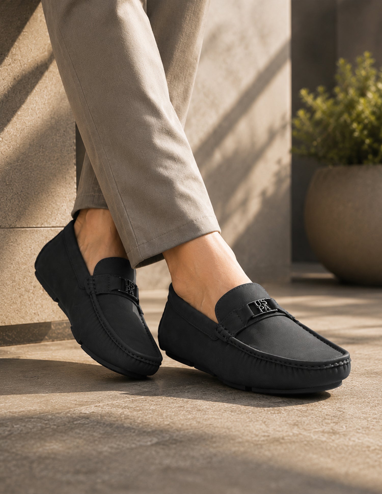 Slip-Ons Hollis Loafers Black - U.S. Polo Assn. India | Large