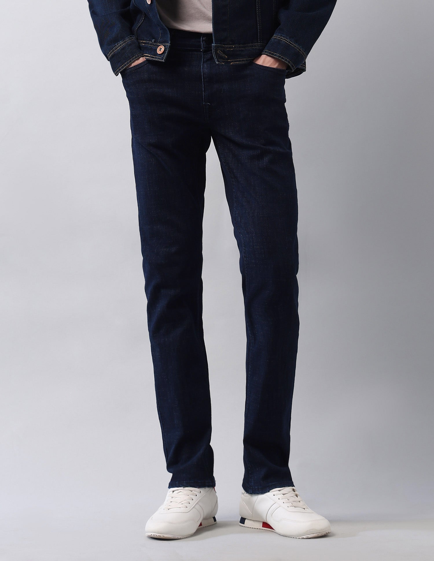 Regallo Skinny Fit Blue Jeans Blue - U.S. Polo Assn. India | Large