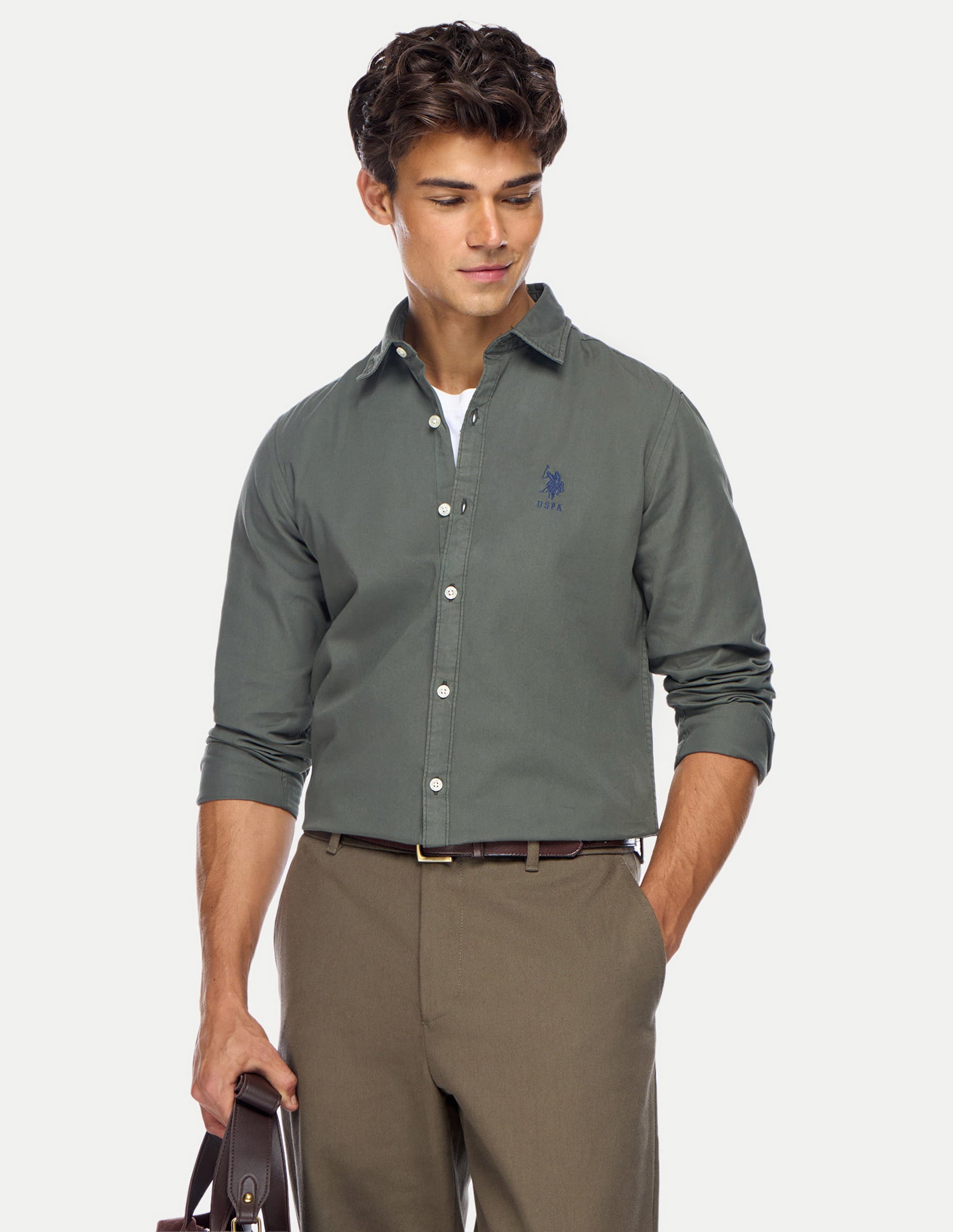 Solid Slim Fit Shirt