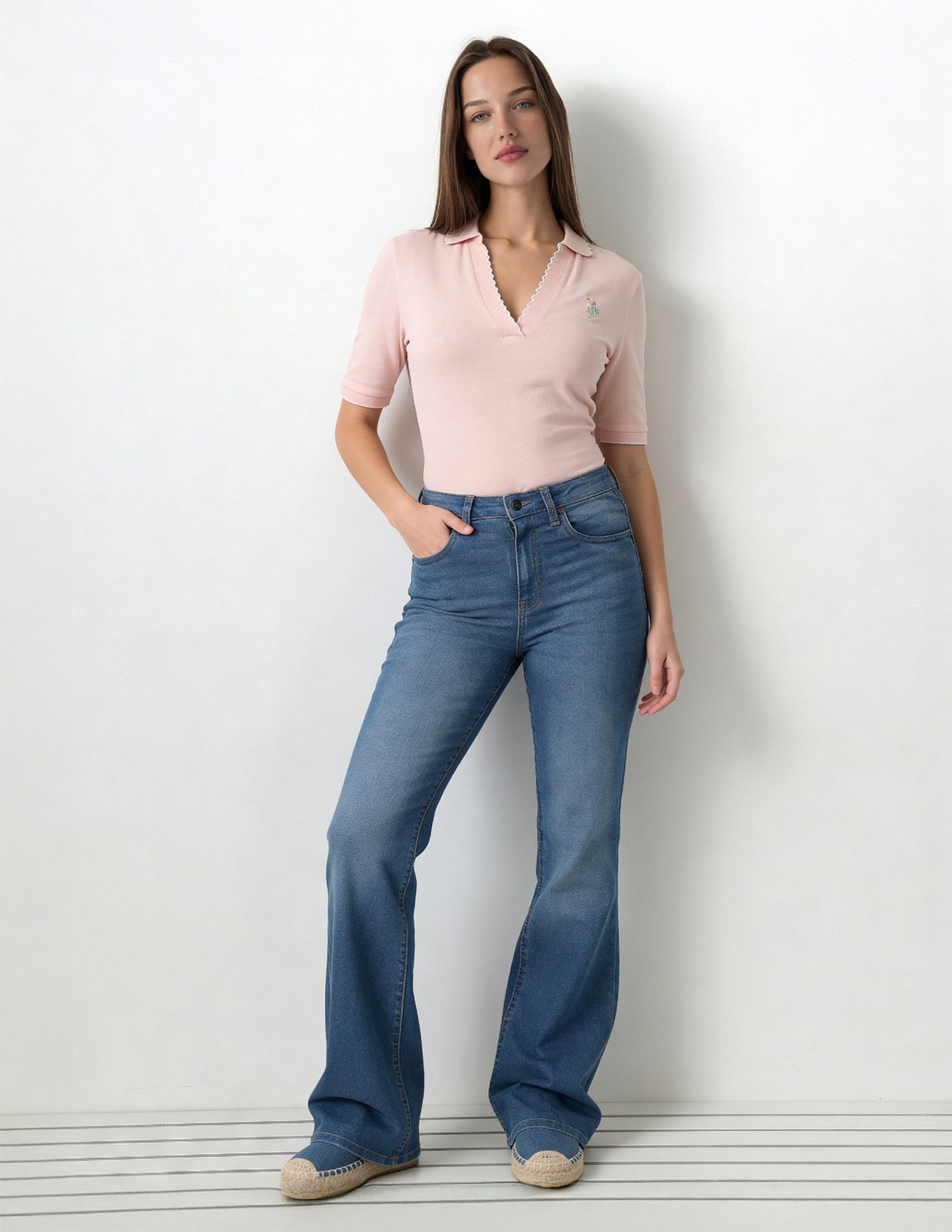 High Rise Flared Fit Jeans