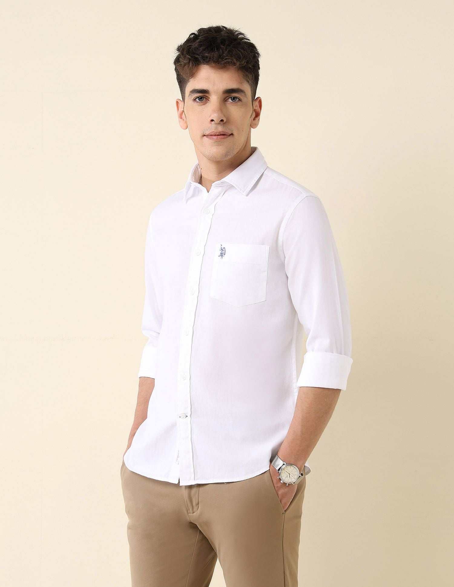 Tailored Fit Dobby Shirt