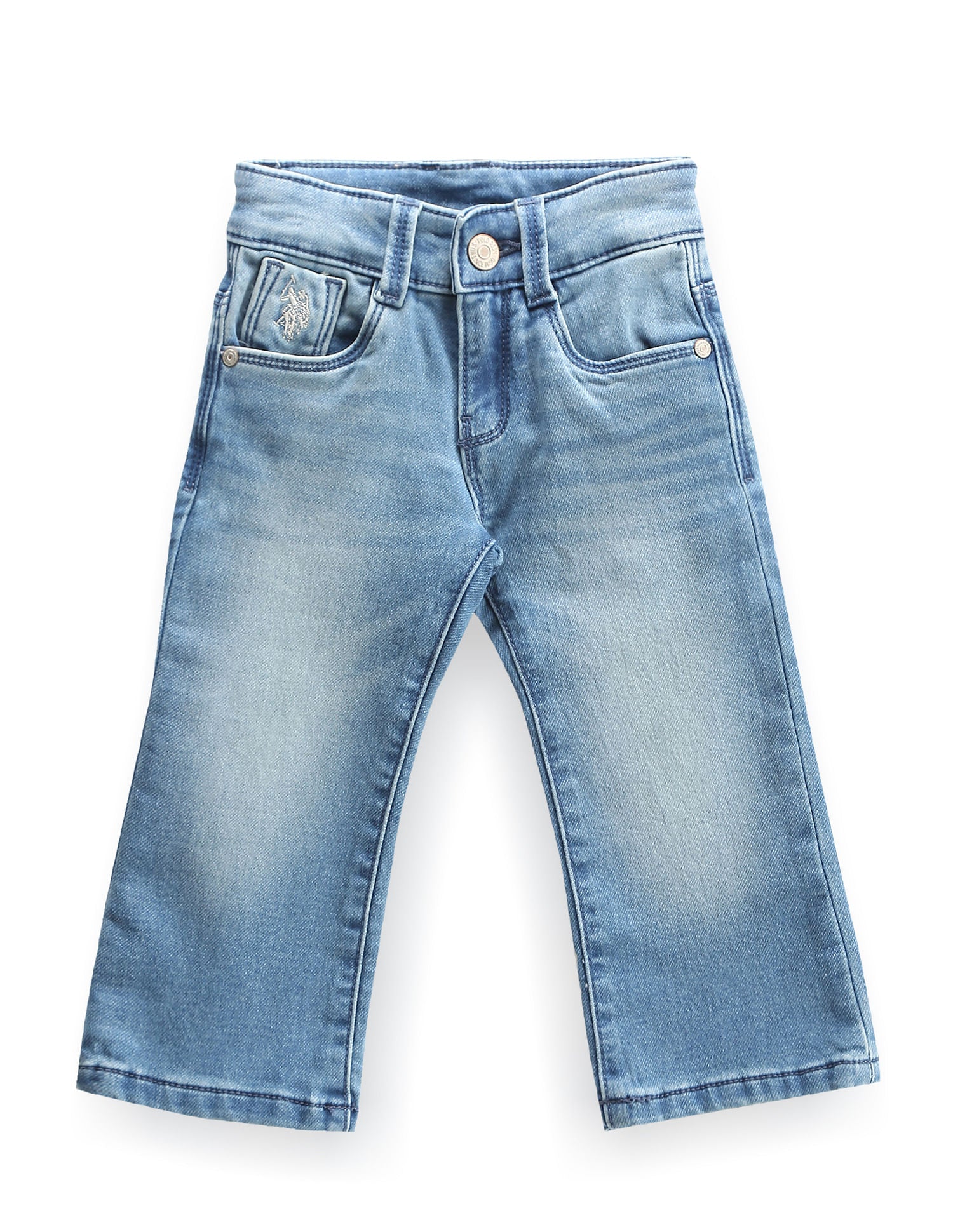 Boys Slim Fit Stone Wash Jeans