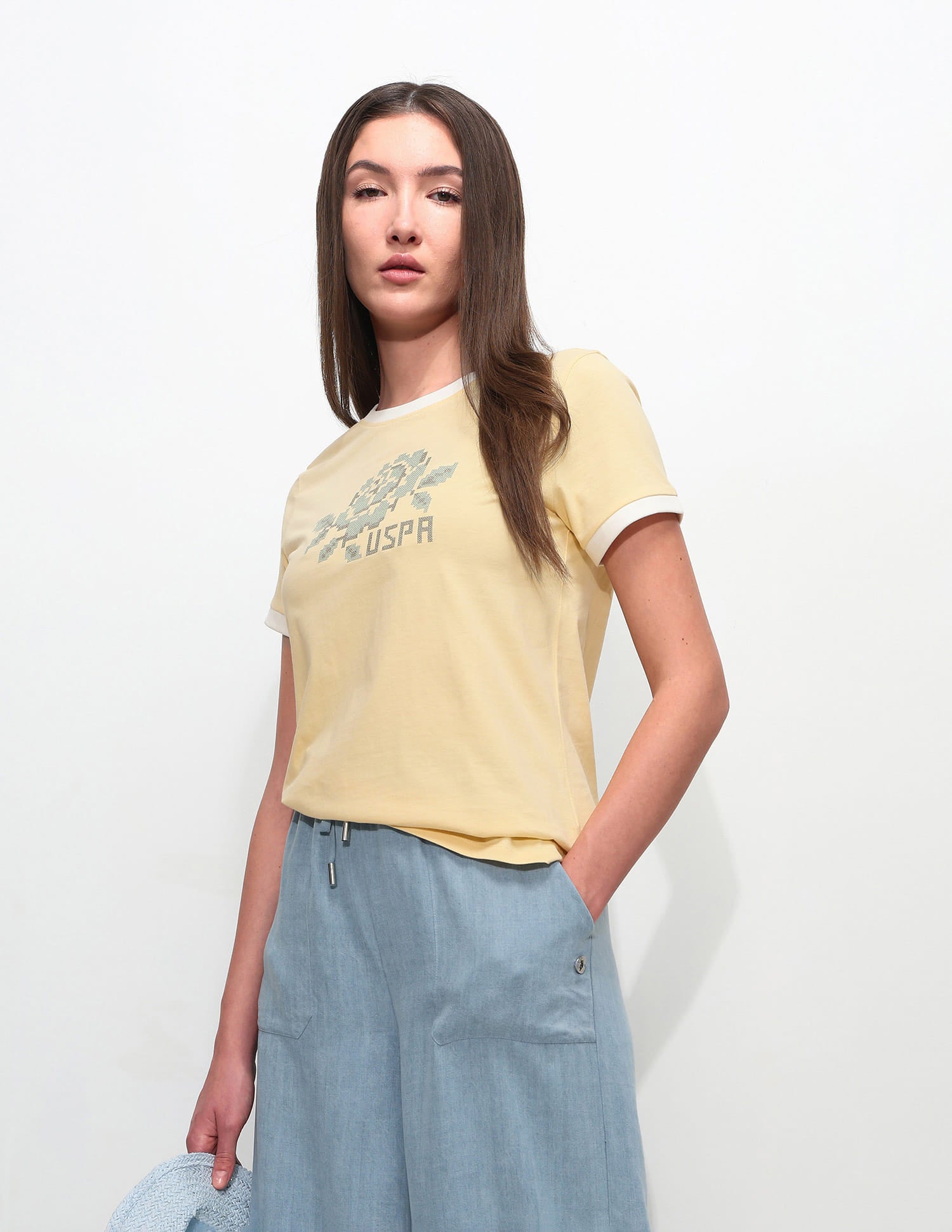 Regular Fit Floral Printed T-Shirt