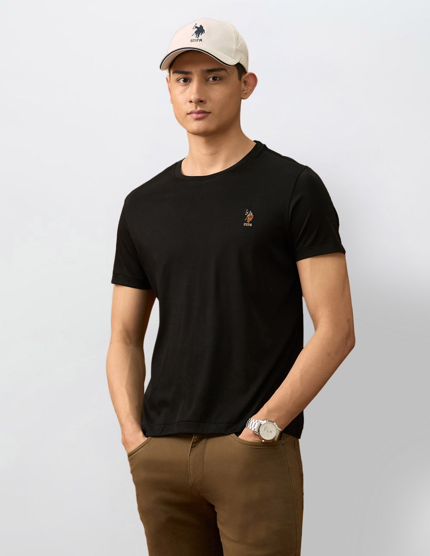 Solid Varsity T Shirt