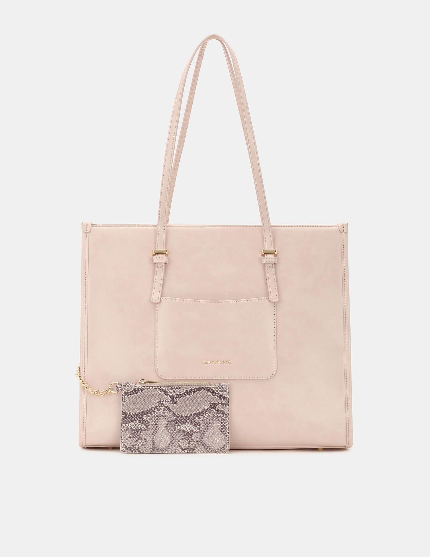 Women Berry Sleek Laptop Tote Bag with card holder