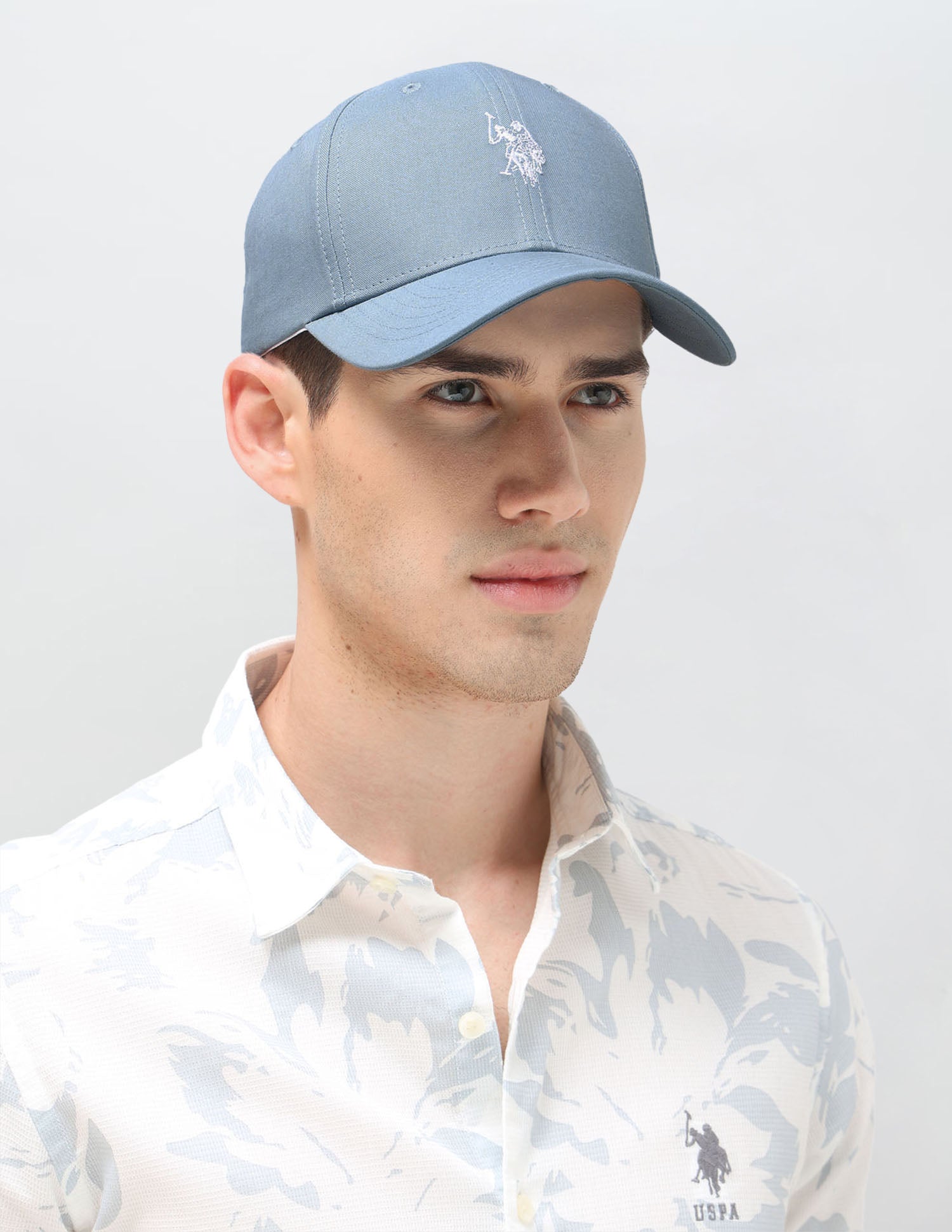 Solid Twill Cap Blue - U.S. Polo Assn. India | Large