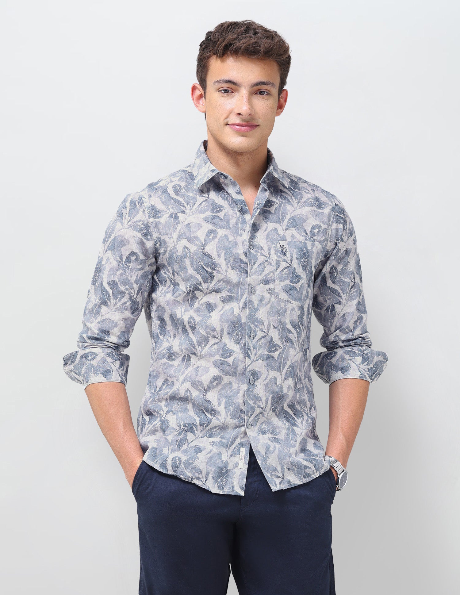 Tropical Printed Regular Fit Shirt