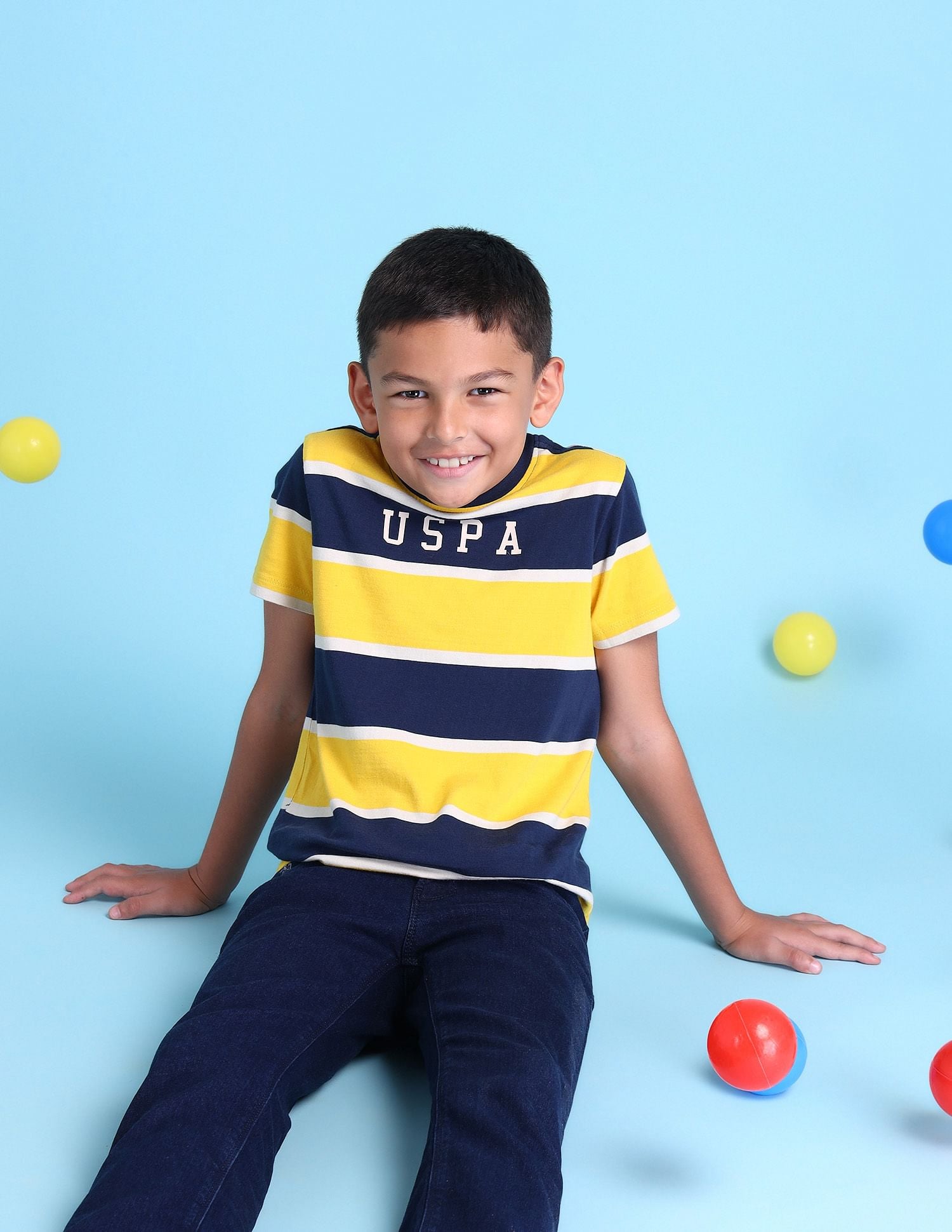 Boys Horizontal Stripes T-Shirt