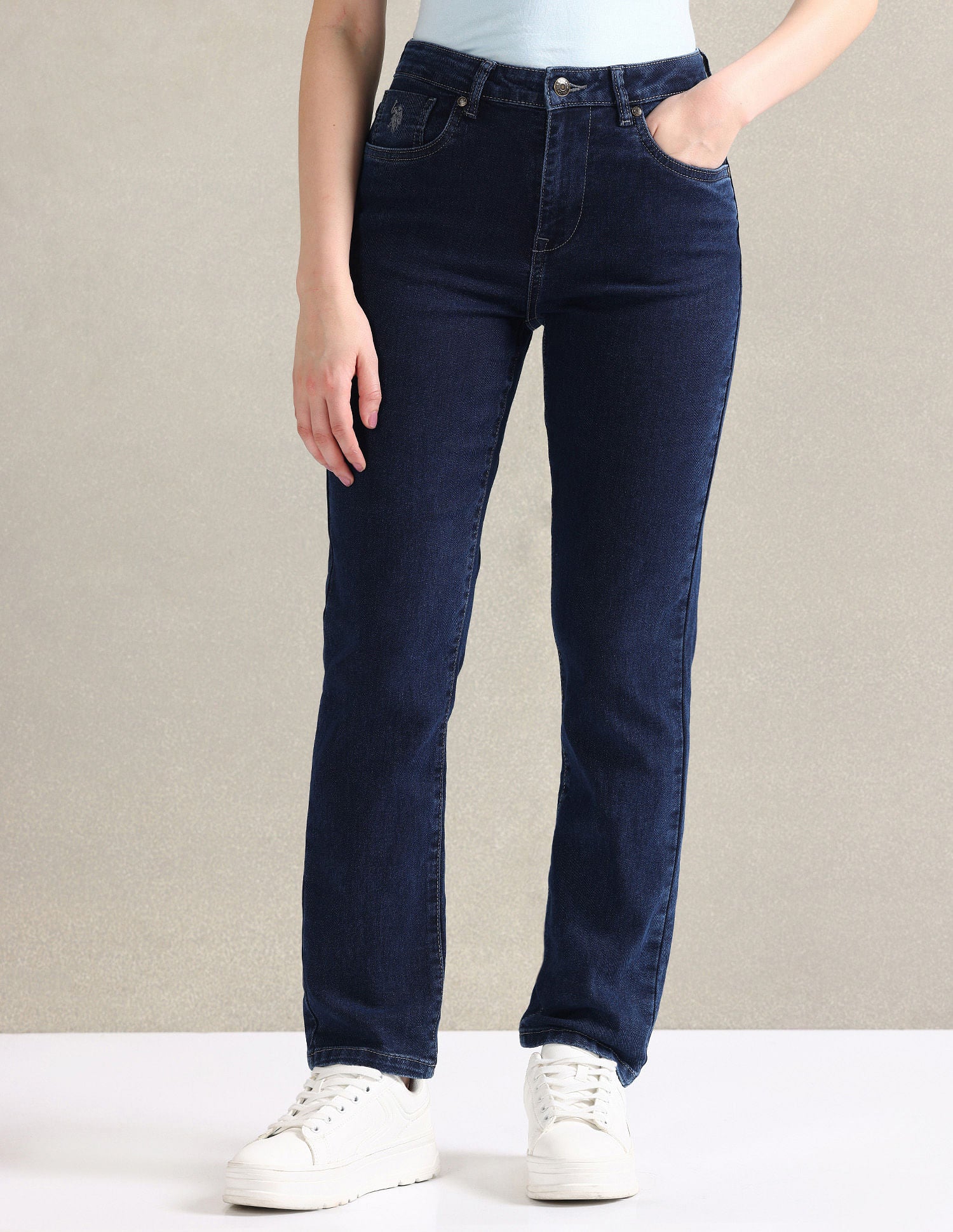 Slim Fit Blue Jeans