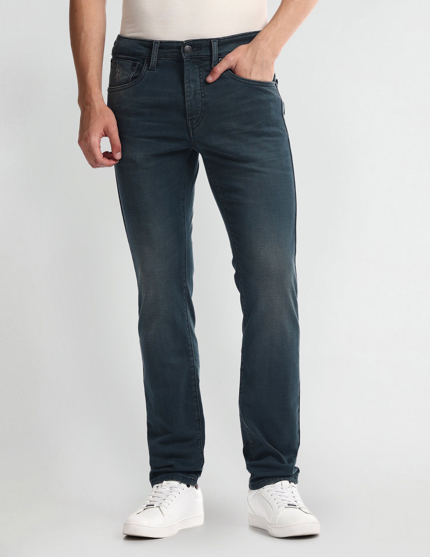 Regallo Skinny Fit Blue Jeans