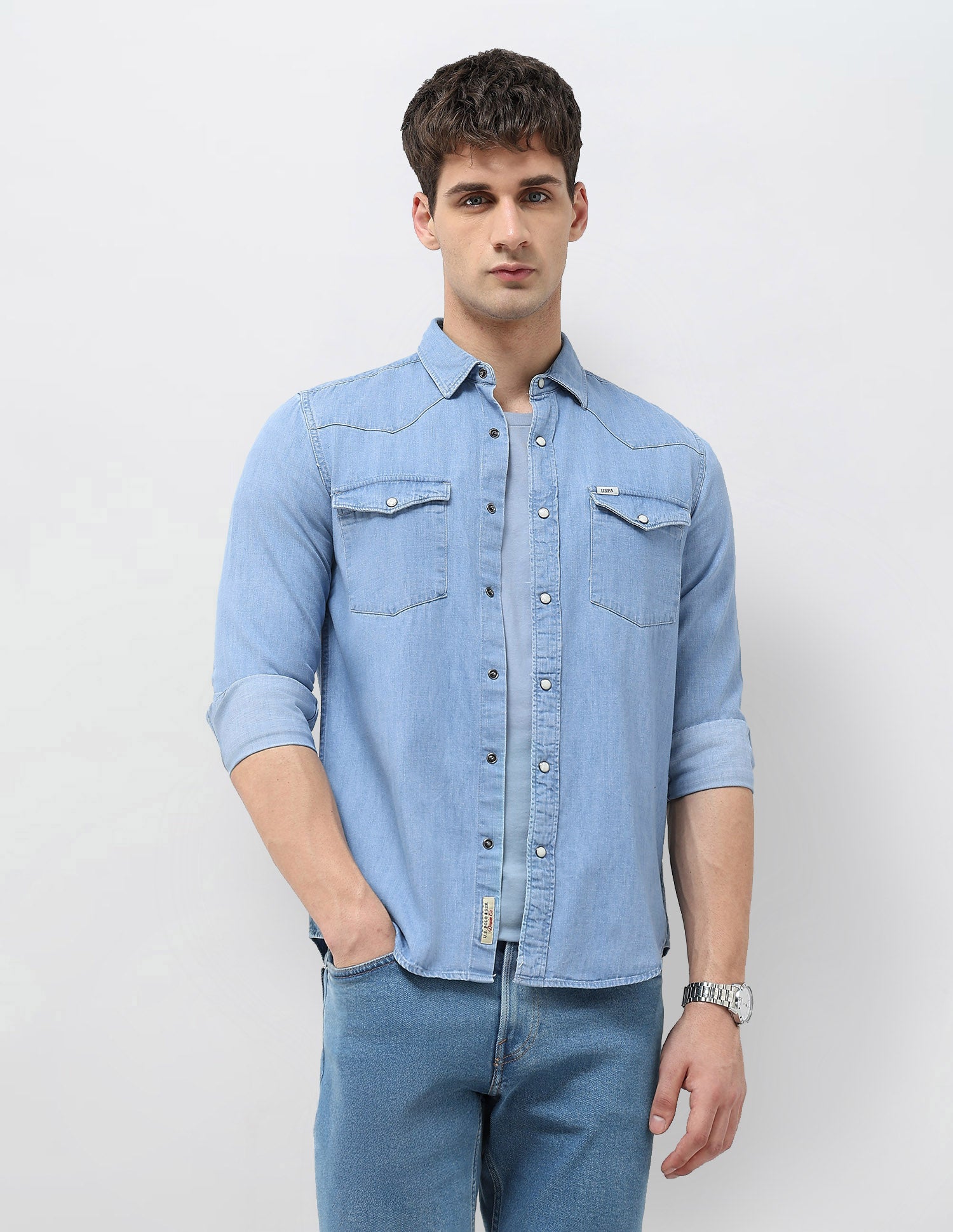 Slim Fit Twill Shirt