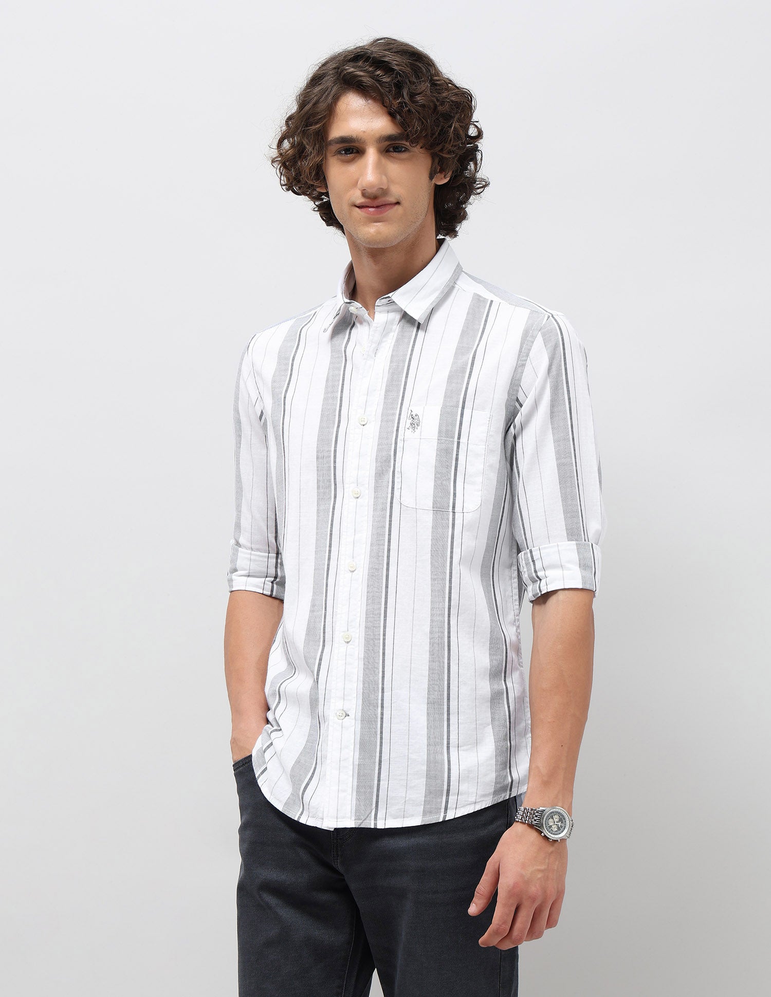 Pure Cotton Slim Fit Shirt