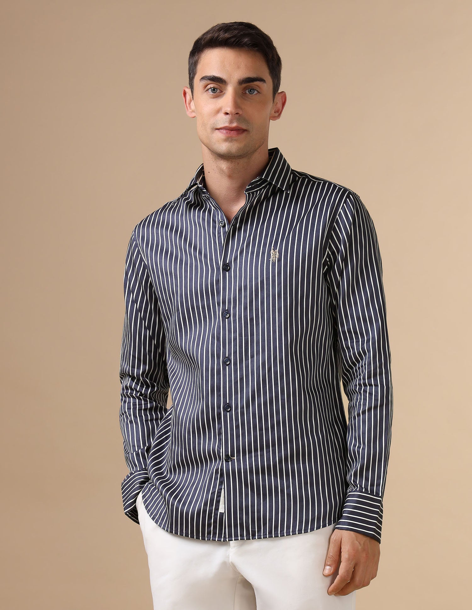 Vertical Striped Pure Cotton Shirt