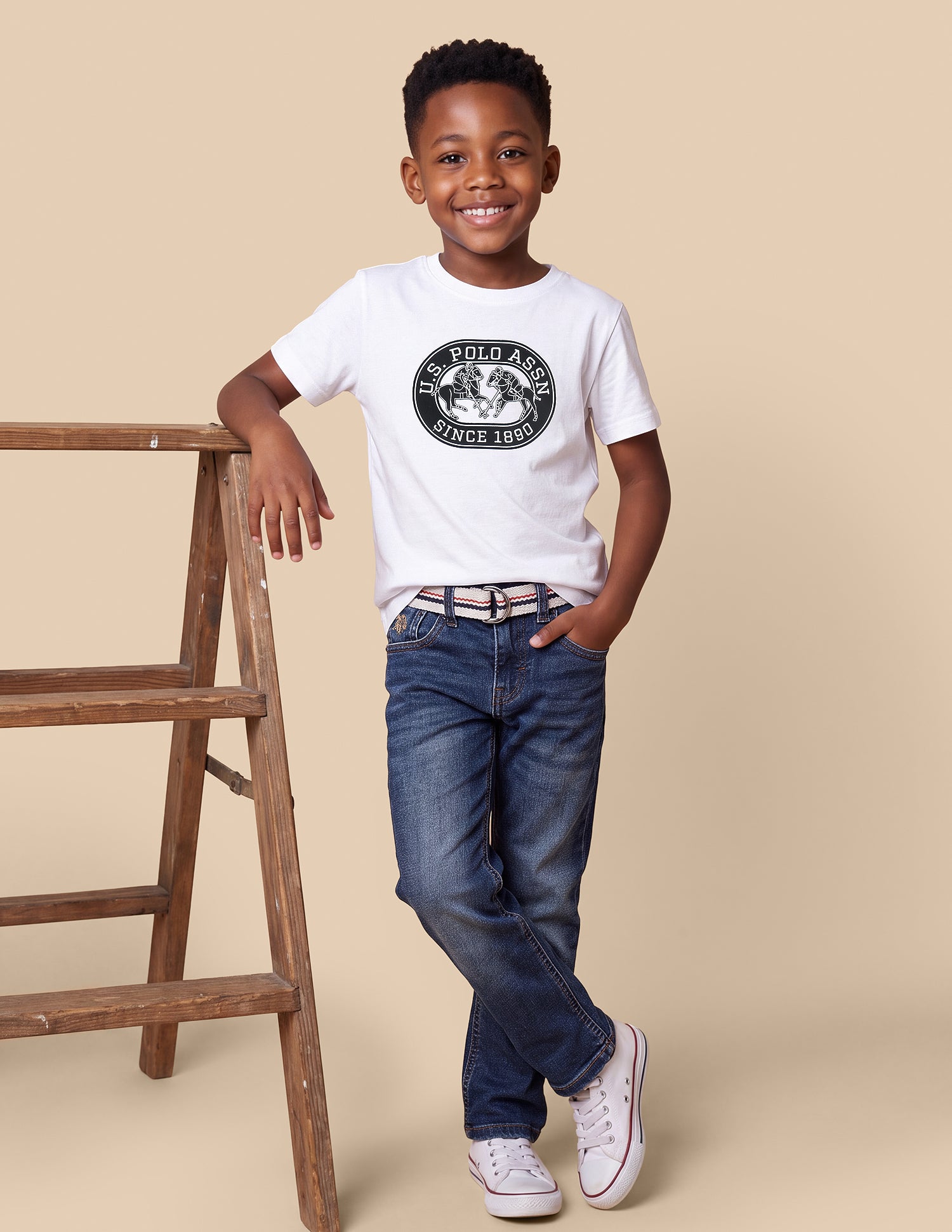 Relaxed Fit Blue Jeans Dark Blue - U.S. Polo Assn. India | Large