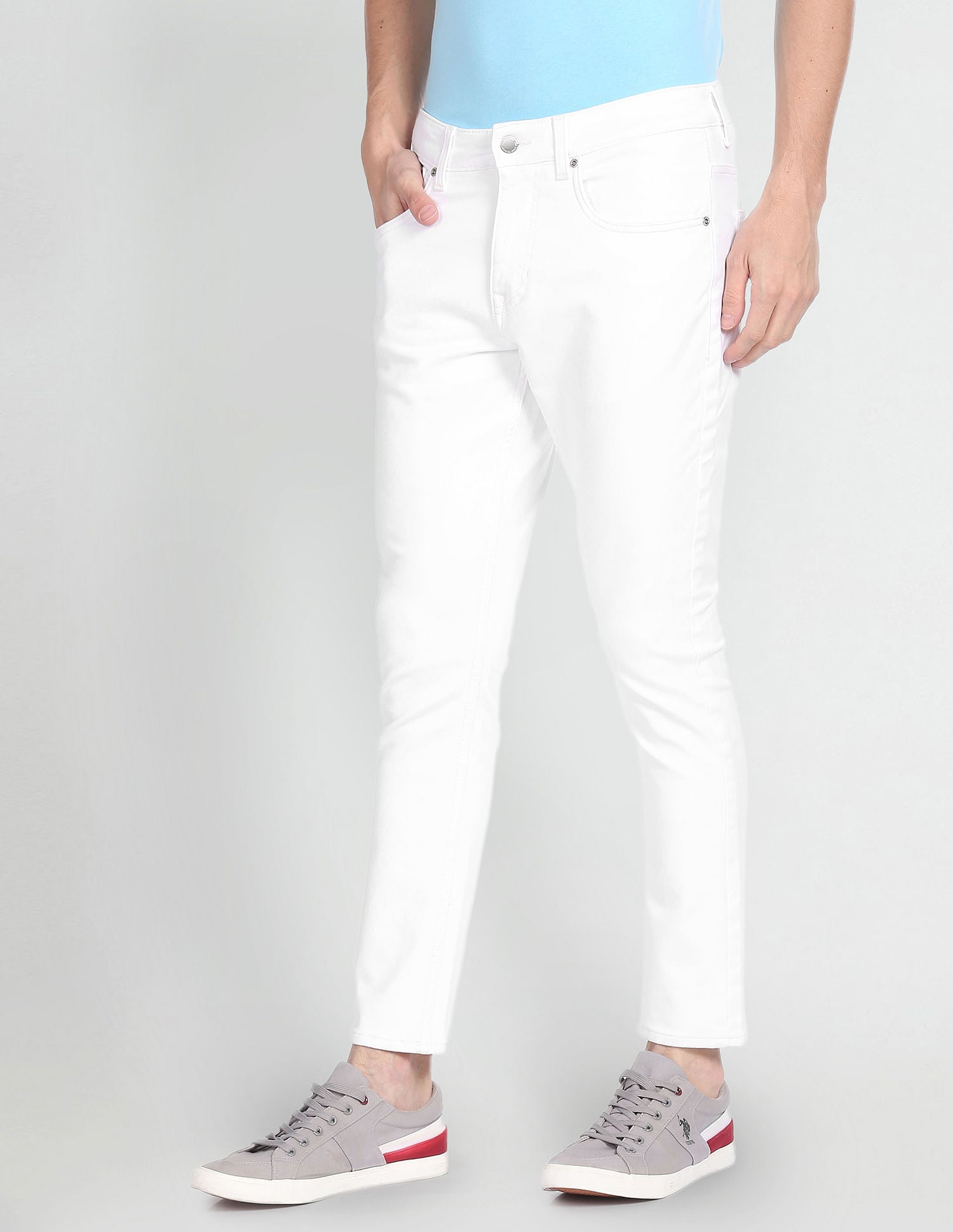 Mid Rise Henry Cropped Jeans – U.S. Polo Assn. India