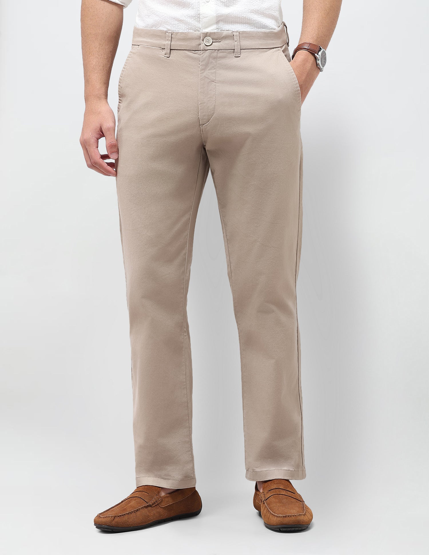 Twill Riley Straight Fit Trousers