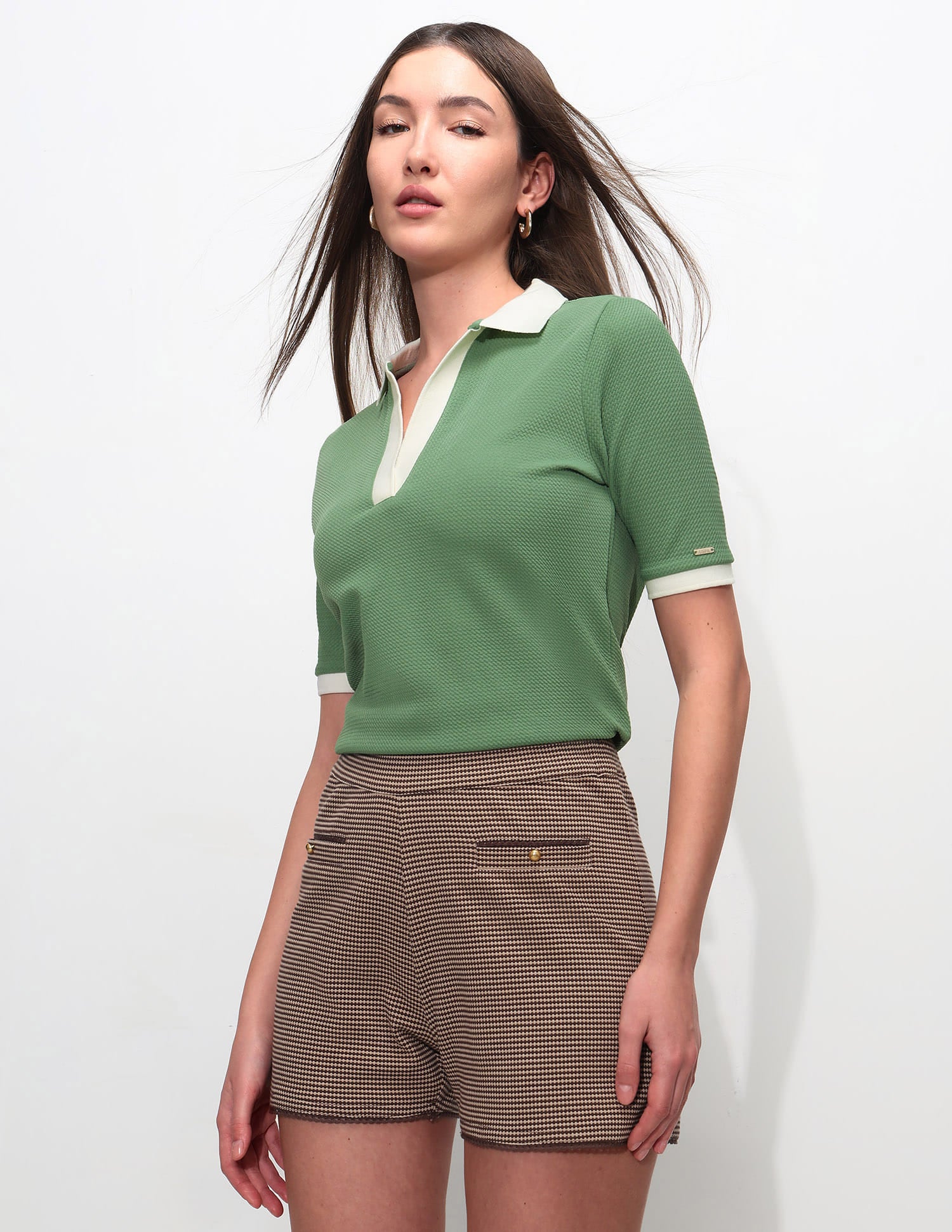 Regular Fit Textured Polo Shirt