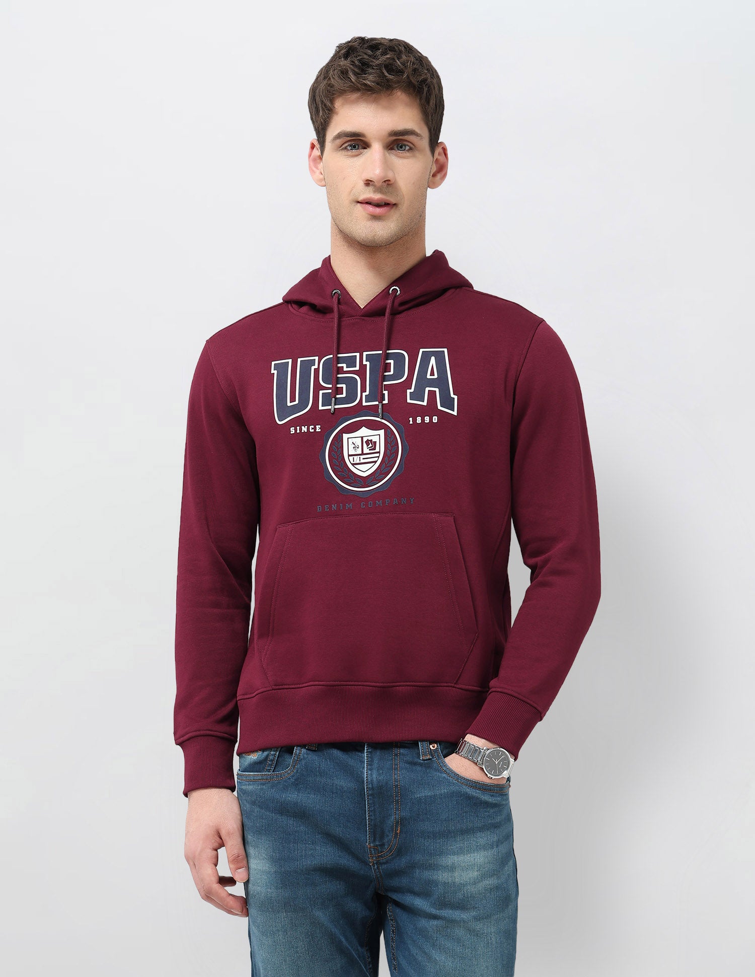 Brand Printed Regular Fit Sweatshirt