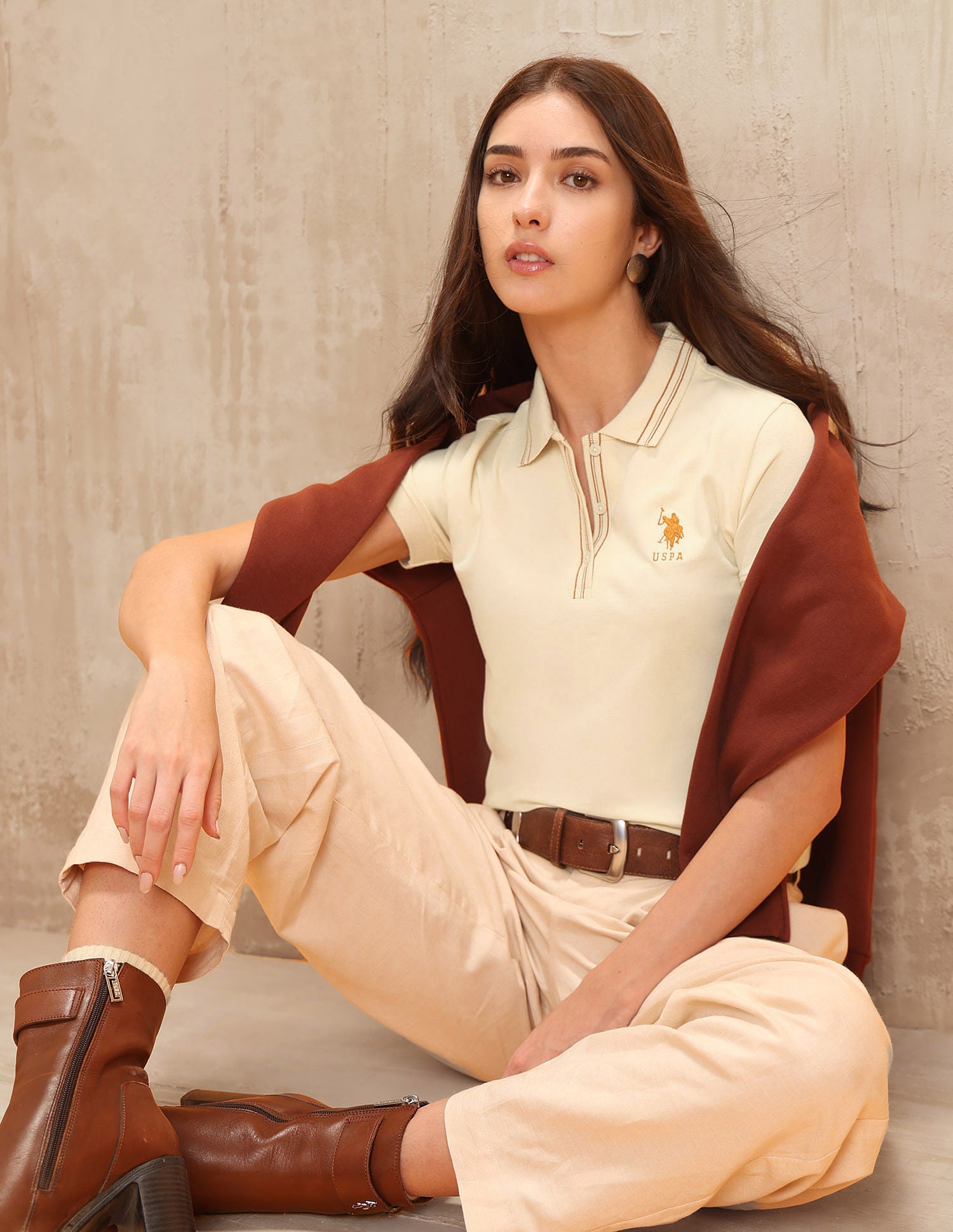 Regular Fit Solid Polo Shirt