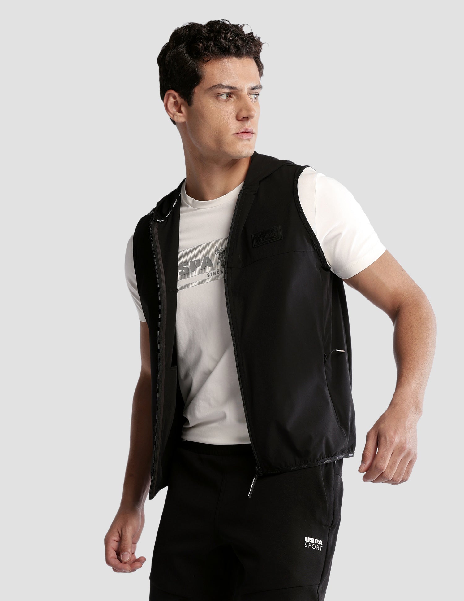 Solid Regular Fit Active Jacket