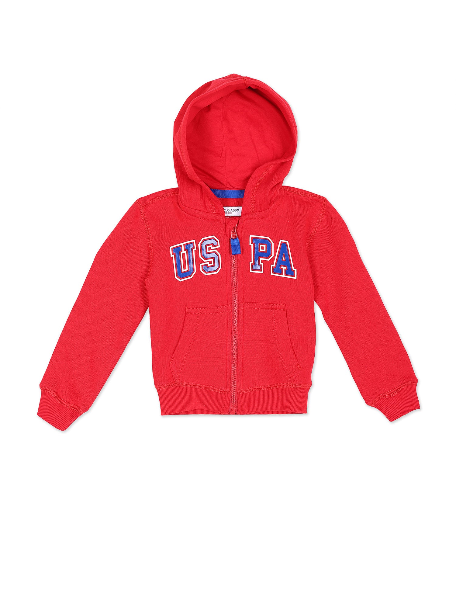 Brand Print Hood Sweatshirt