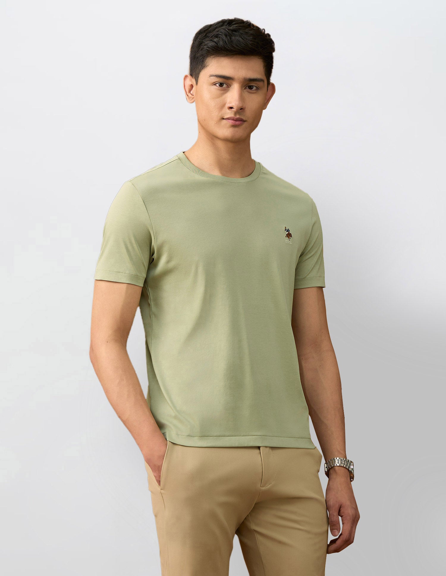 Solid Varsity T Shirt