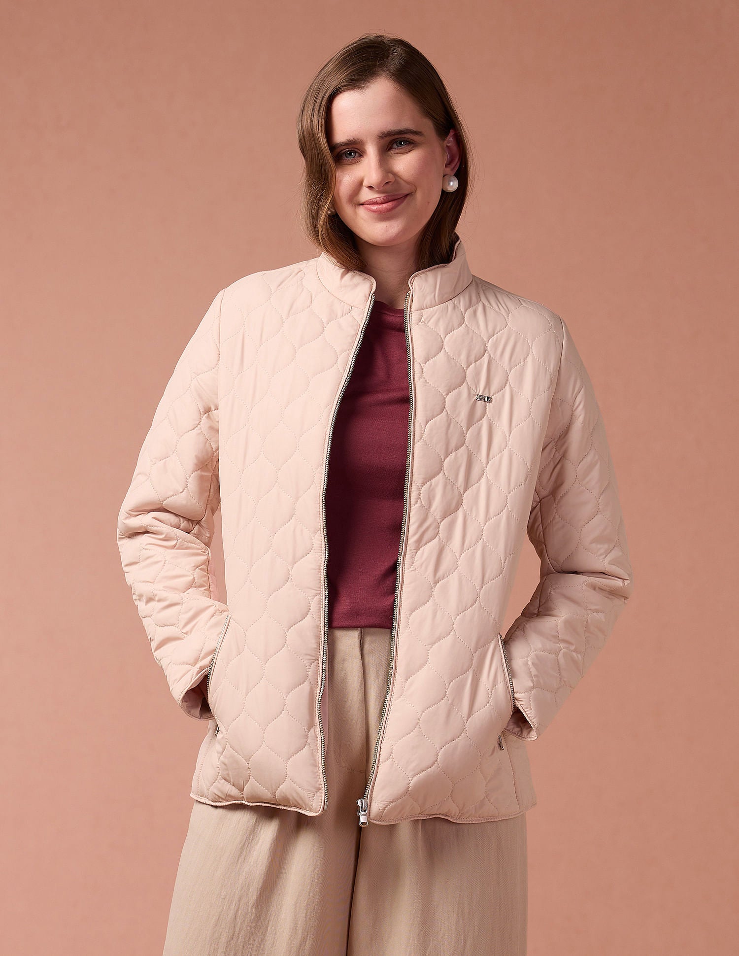 Regular Fit Quilted Jacket