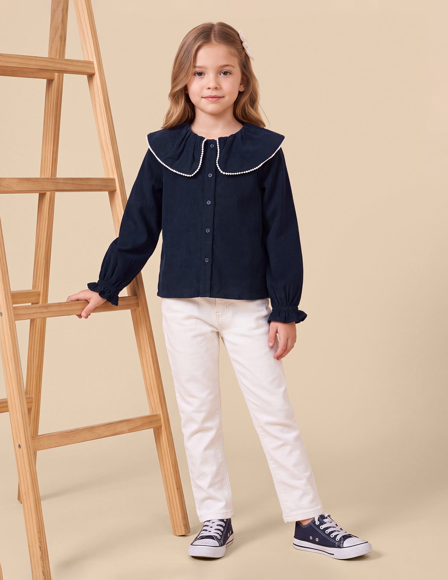 Solid Relaxed Fit Top Navy - U.S. Polo Assn. India | Large