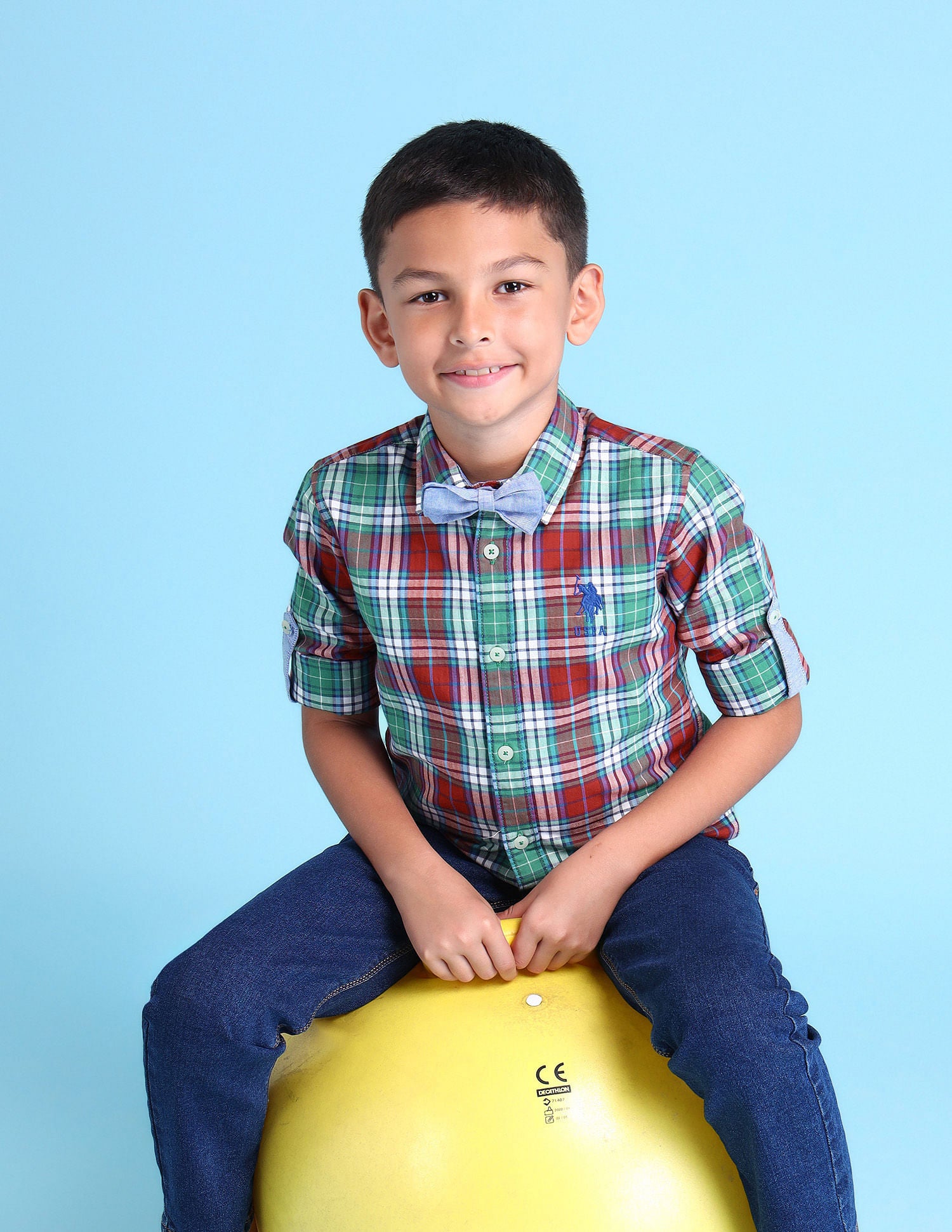 Boys Tartan Checked Twill Shirt